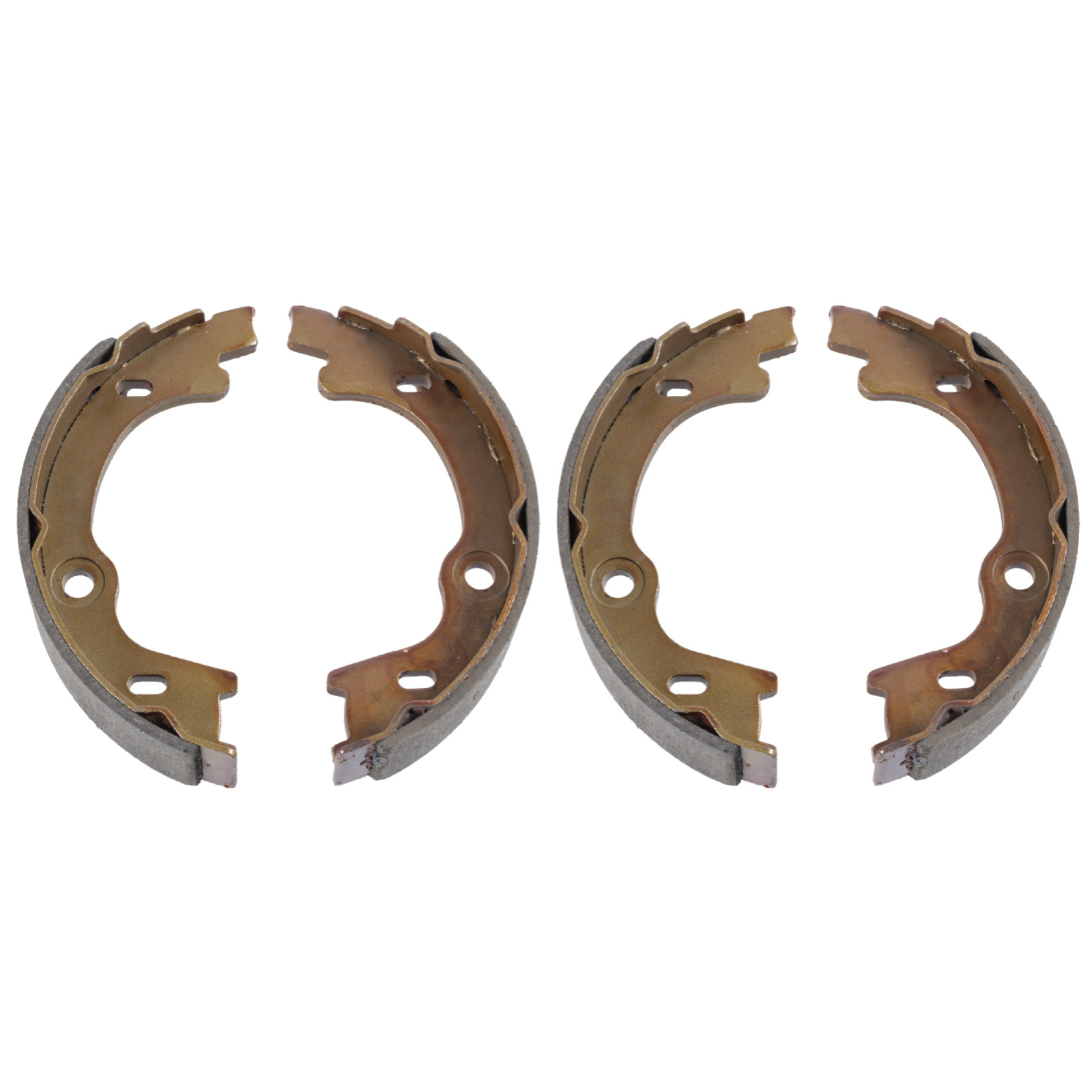 BLUE PRINT Brake Shoe Set, parking brake