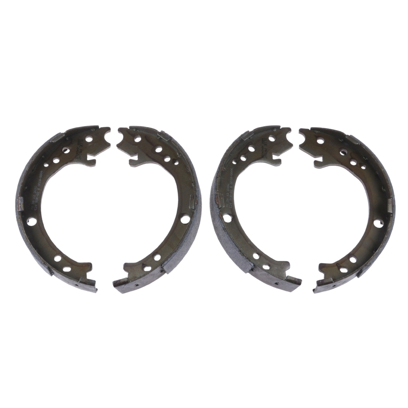 BLUE PRINT Brake Shoe Set, parking brake