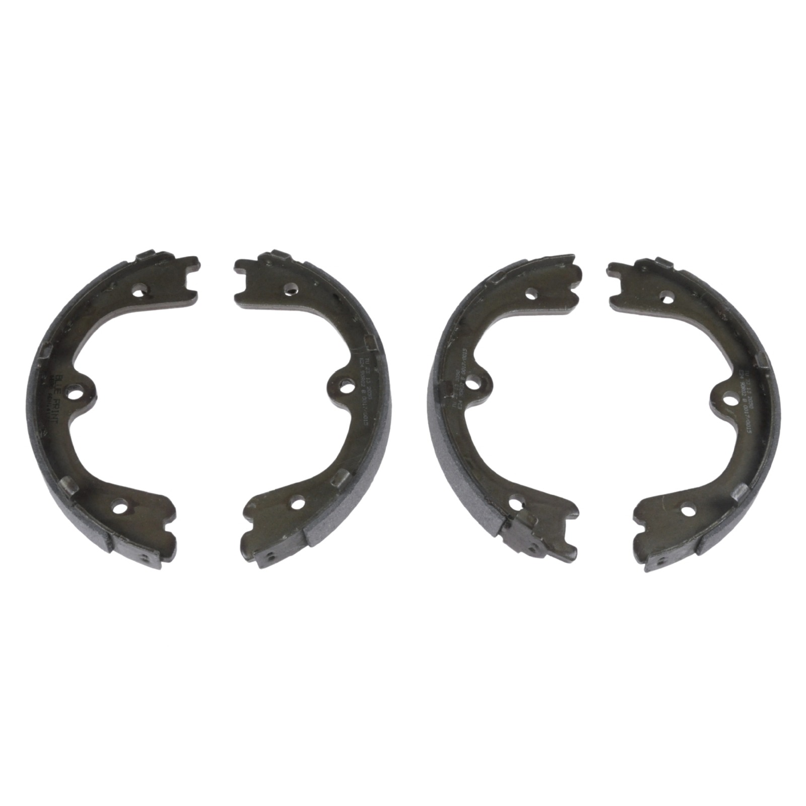 BLUE PRINT Brake Shoe Set, parking brake