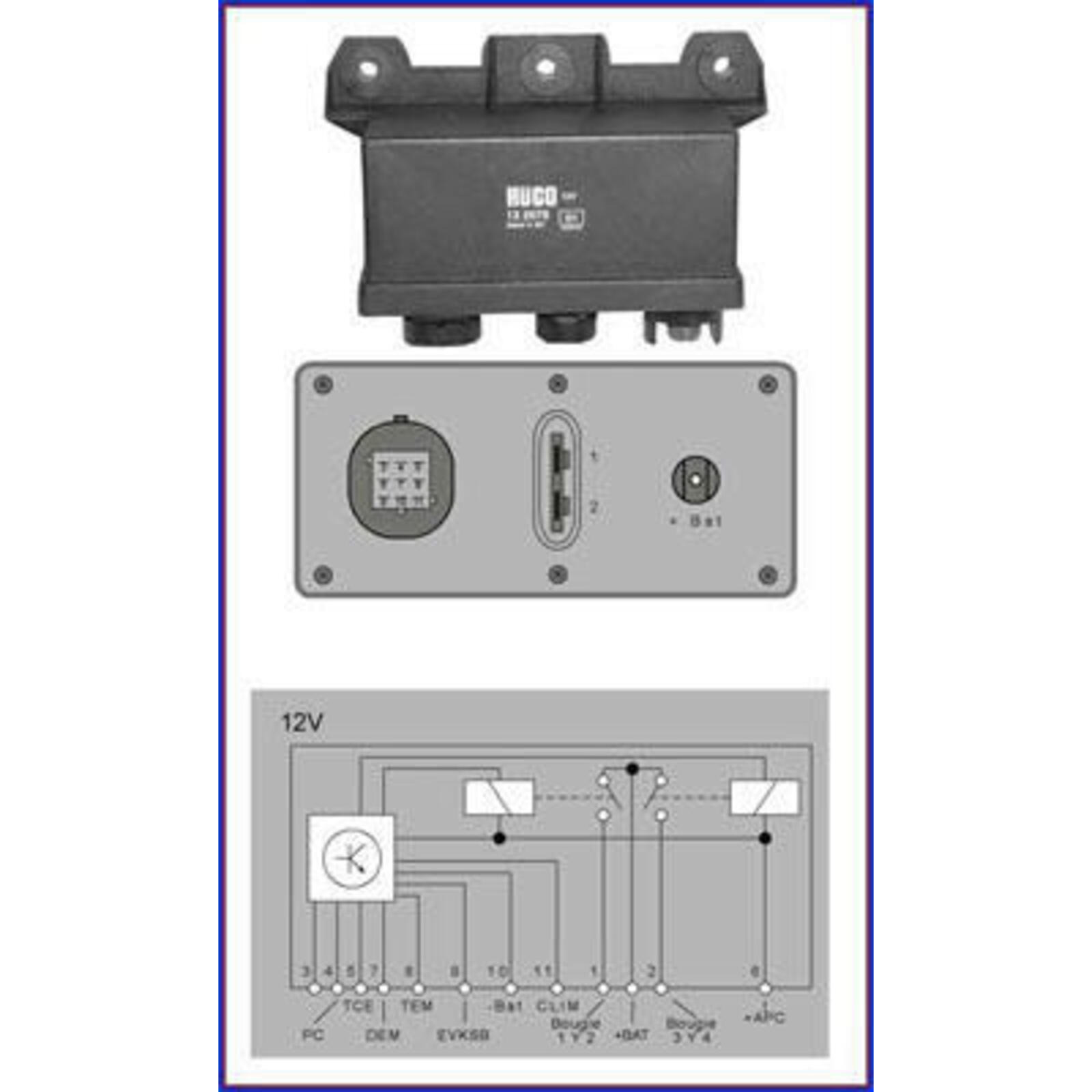 HITACHI Relay, glow plug system