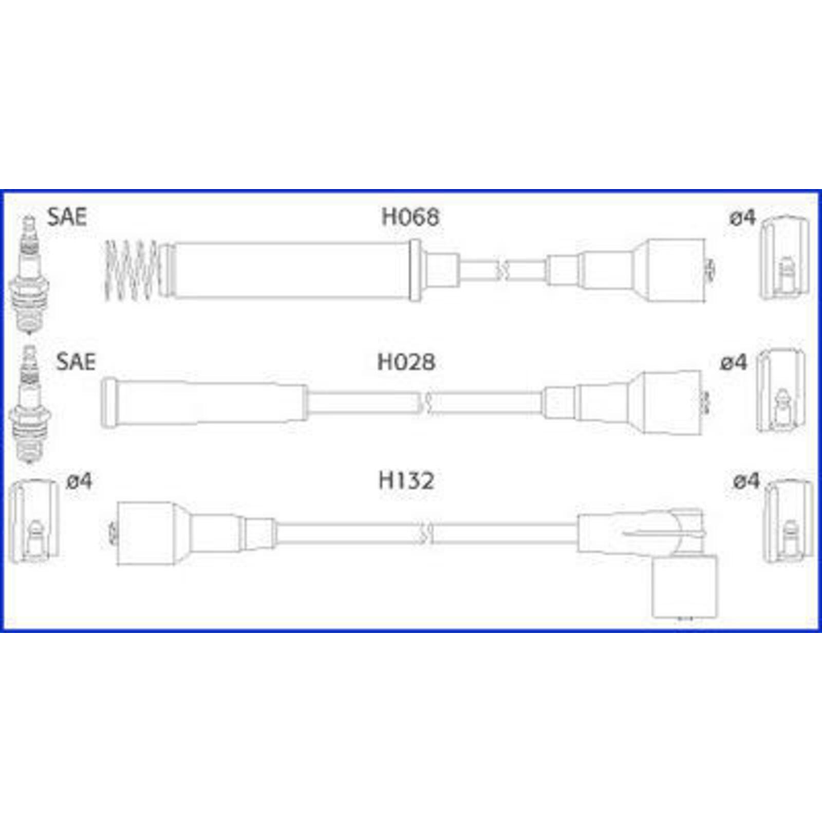 HITACHI Zündleitungssatz Hüco