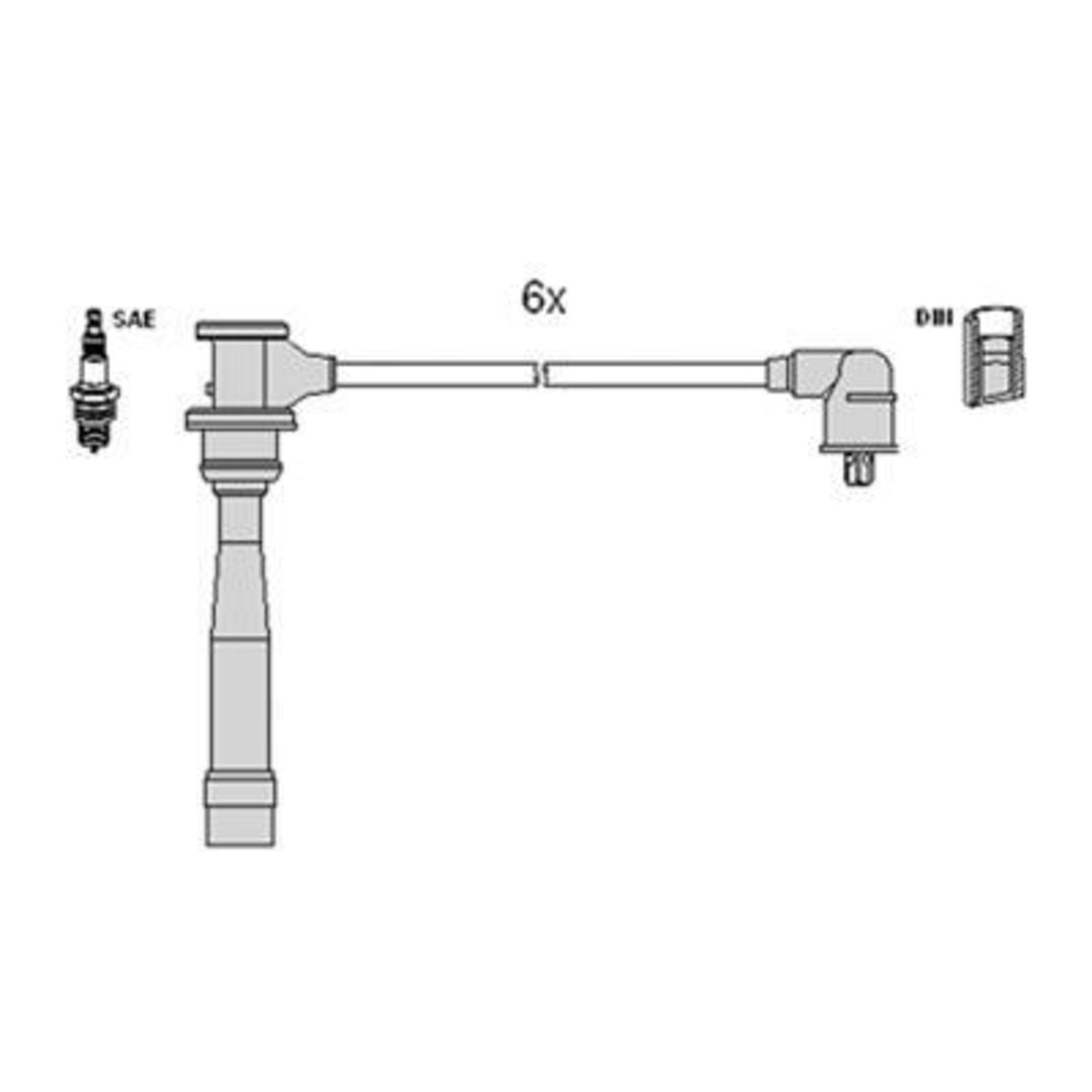 HITACHI Ignition Cable Kit Hueco