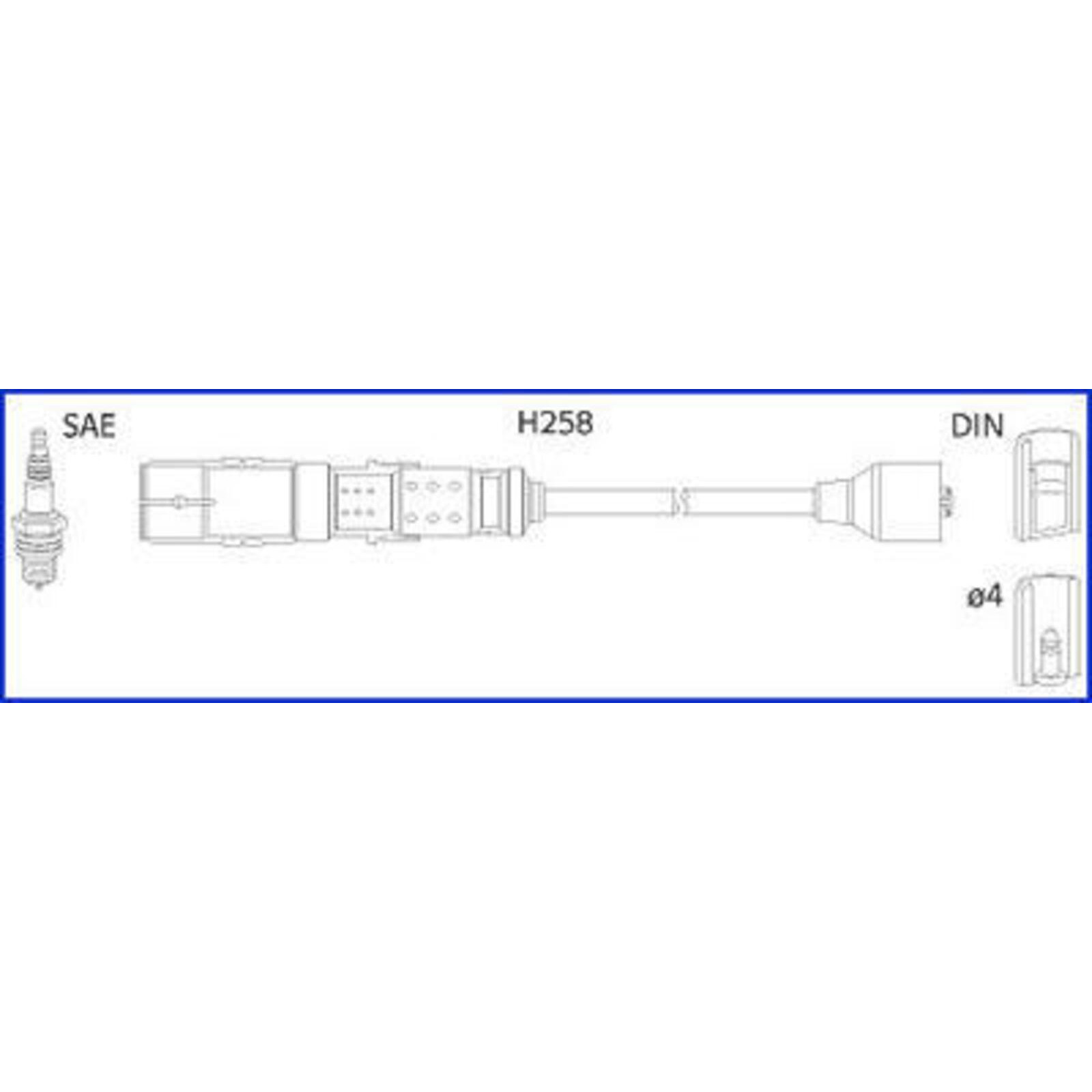 HITACHI Zündleitungssatz Hüco