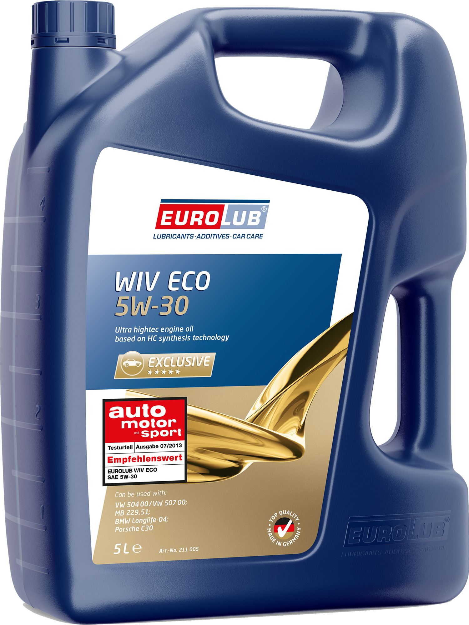 5L Eurolub WIV ECO 5W-30 Motoröl