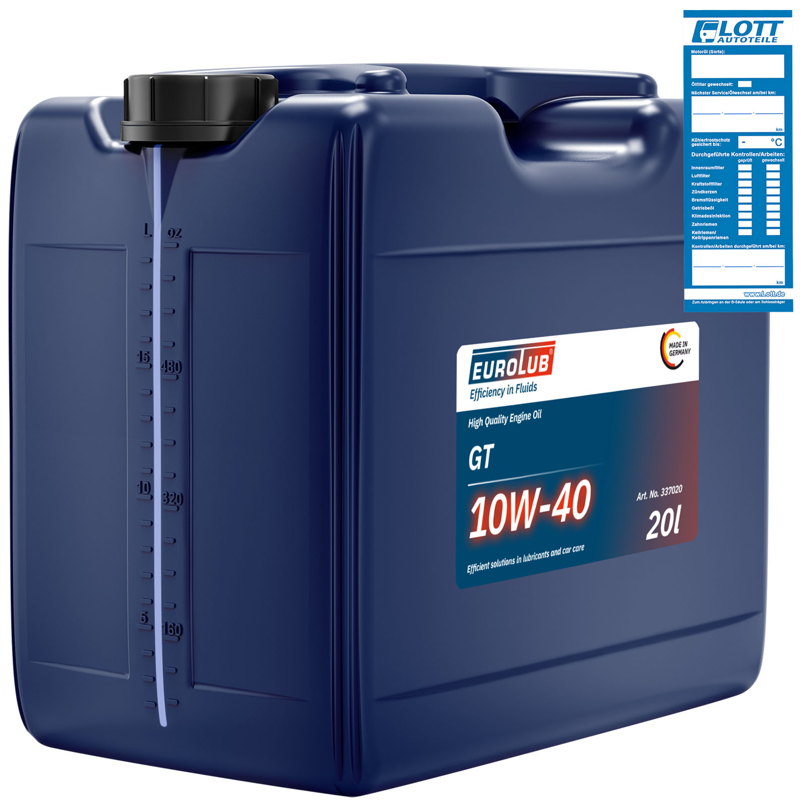 20L Eurolub GT 10W-40 Motoröl