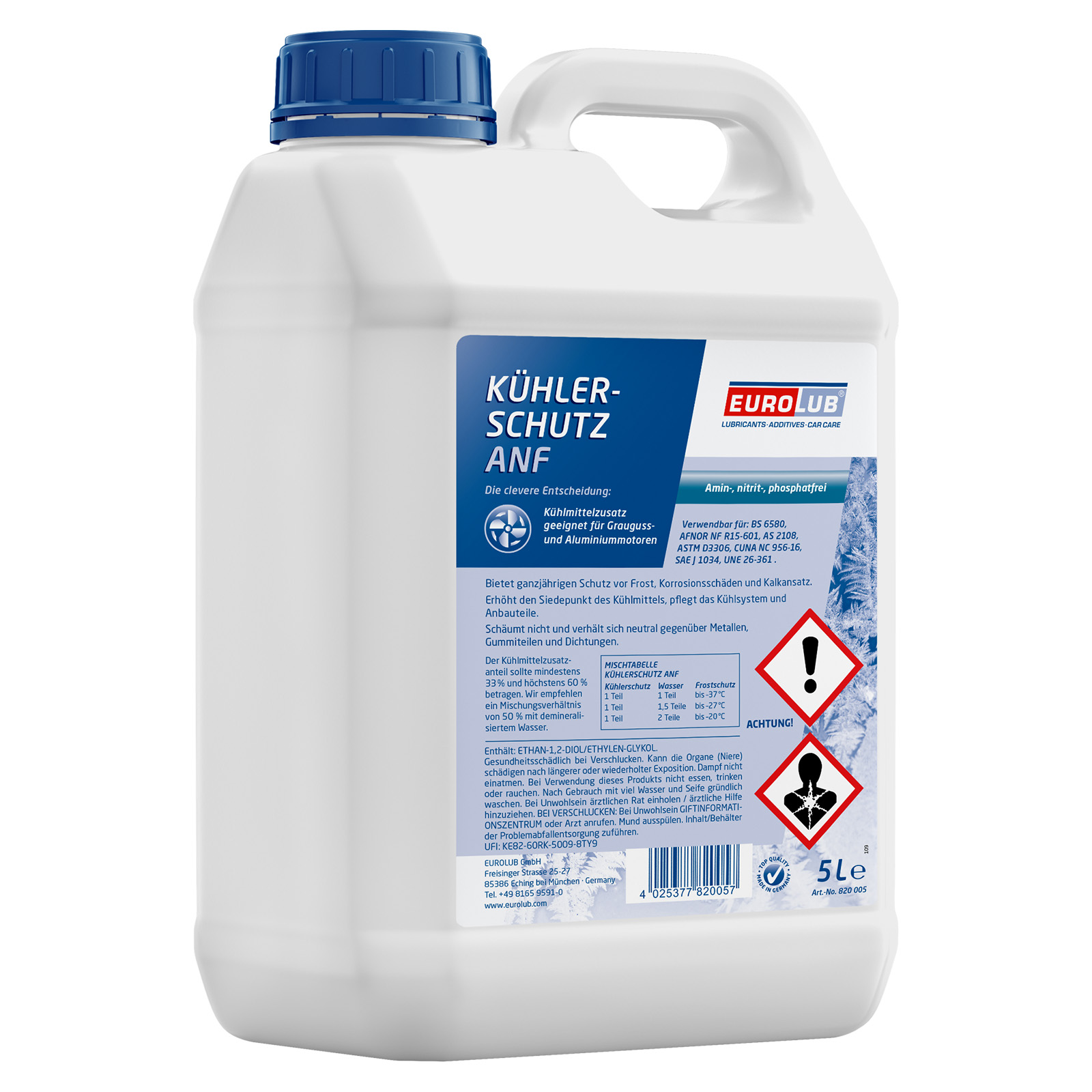 5L Kühlerfrostschutz ANF G11 blau Konzentrat