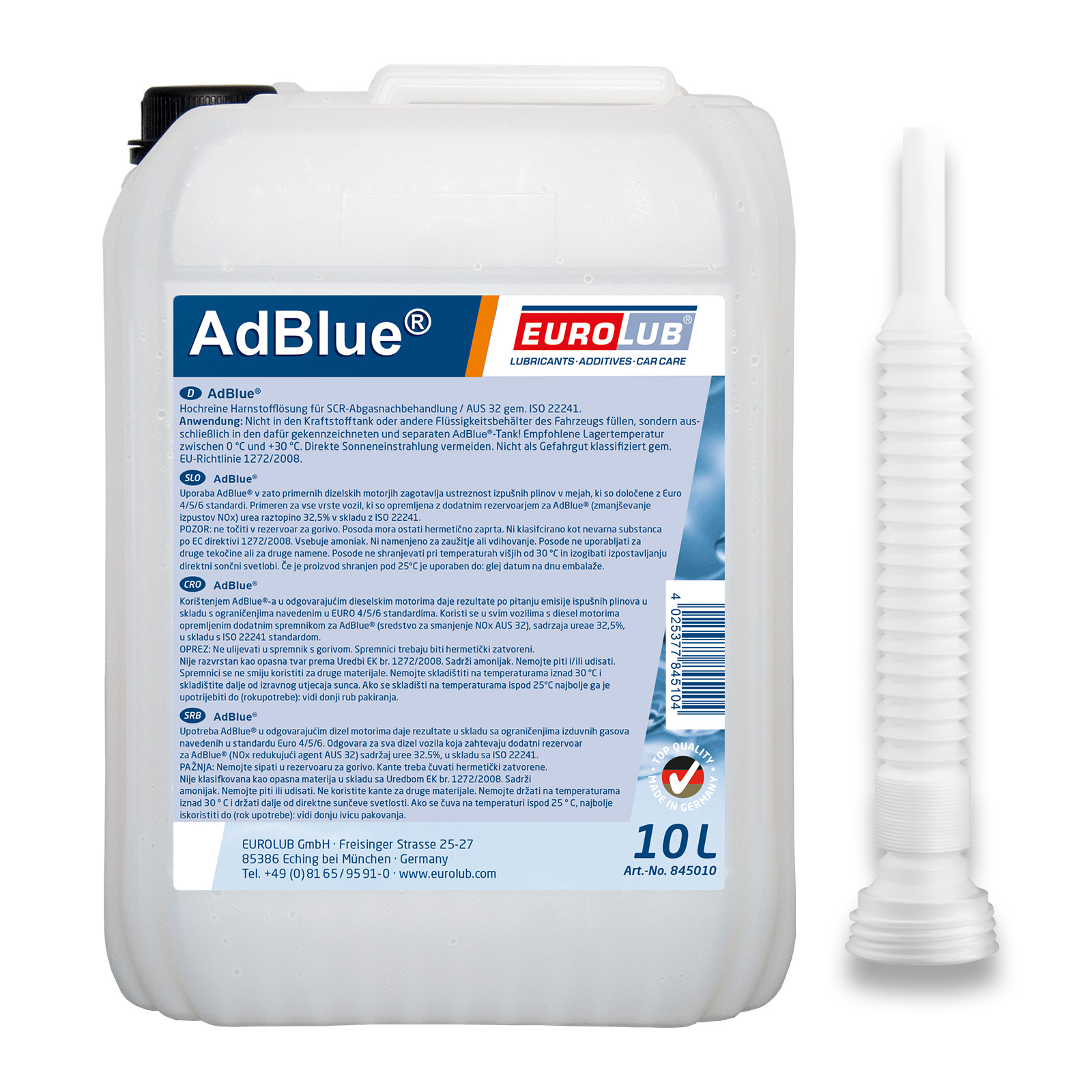 10L Eurolub Adblue© Ad Blue mit Ausgießer