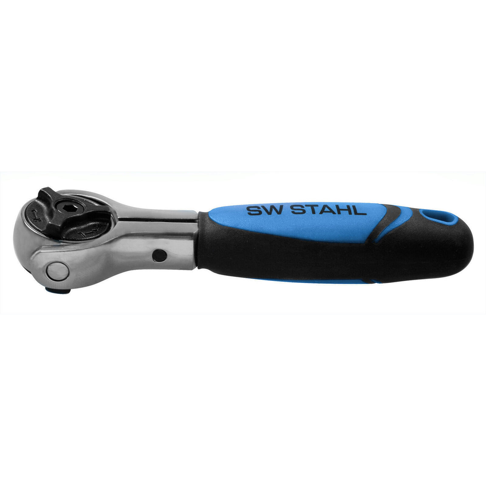 SW-STAHL 05715L Umschaltknarre, 1/4", Drehkopf