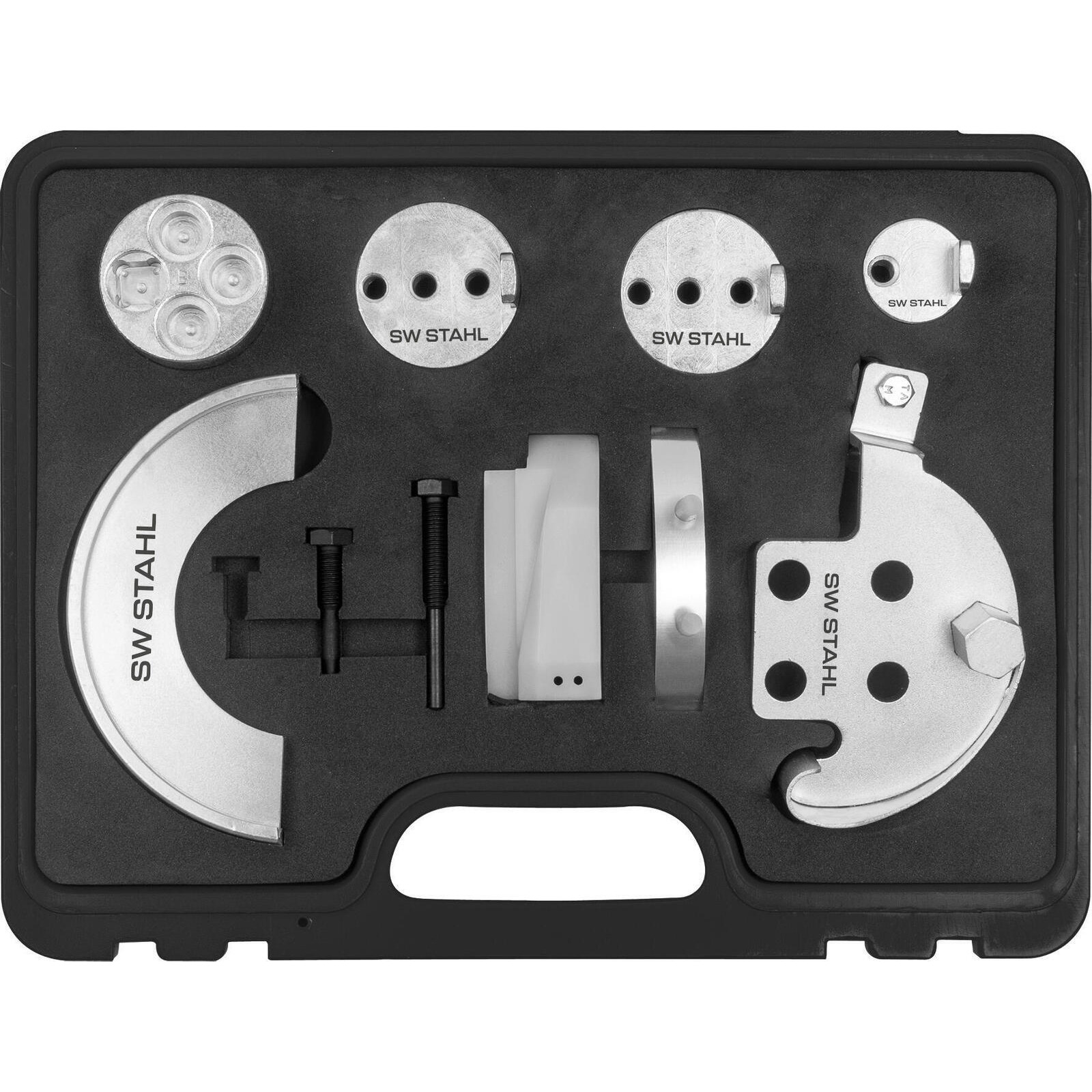 SW-STAHL 10587L Keilrippenriemen-Werkzeugsatz, 10-teilig