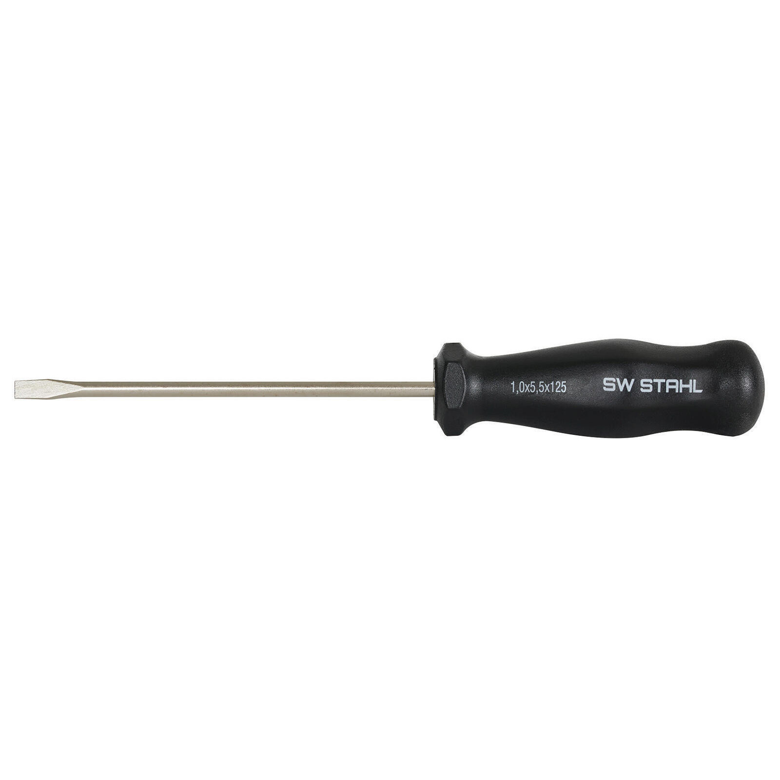 SW-STAHL 30103L Schraubendreher, Schlitz, 6 mm x 125 mm