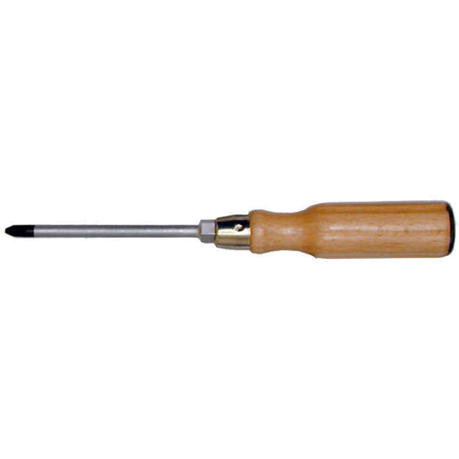 SW-STAHL 30702L Schraubendreher, Holzheft, Kreuz, PH2 x 100 mm