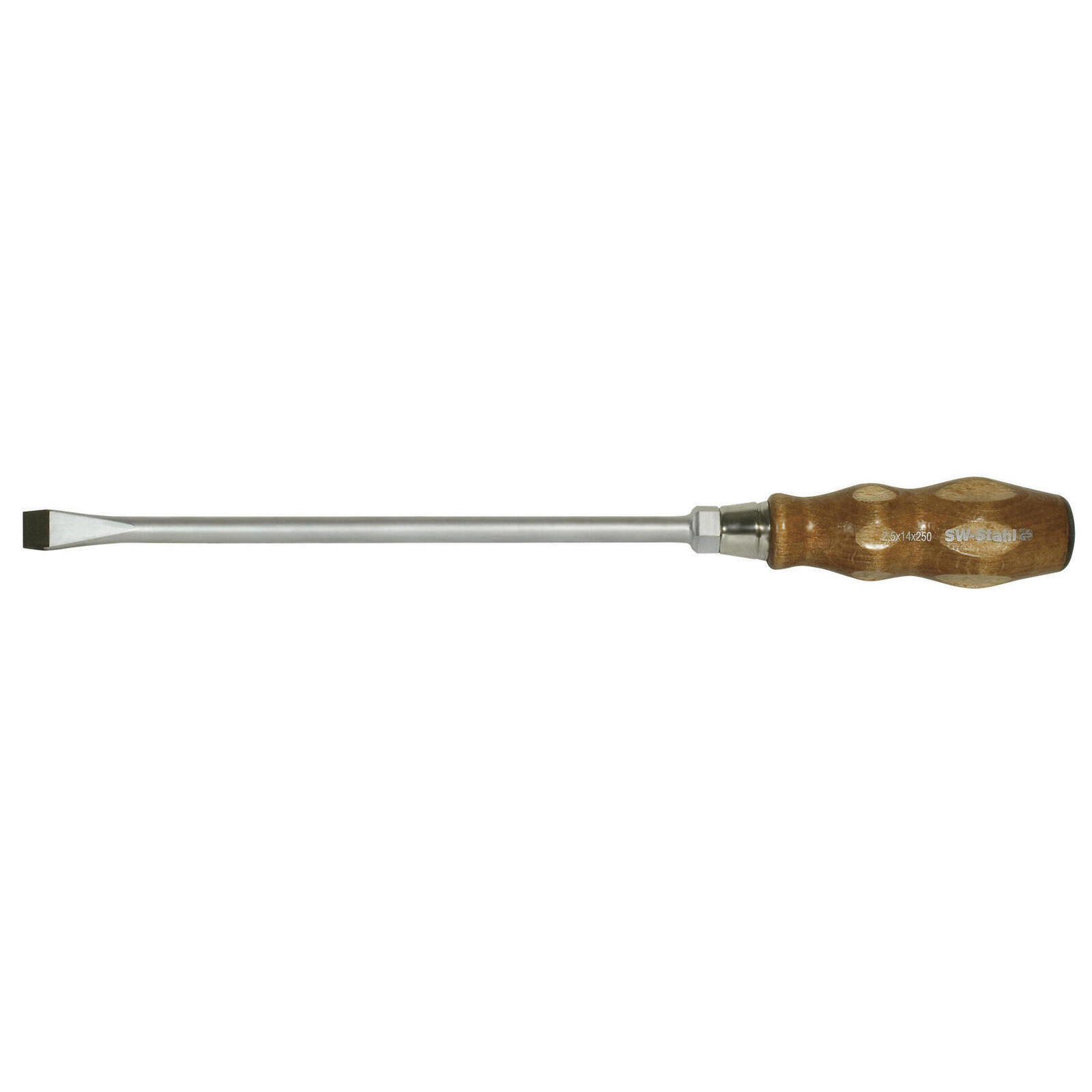 SW-STAHL 30905SB Schraubendreher, Holzheft, Schlitz, 12,0 x 200 mm