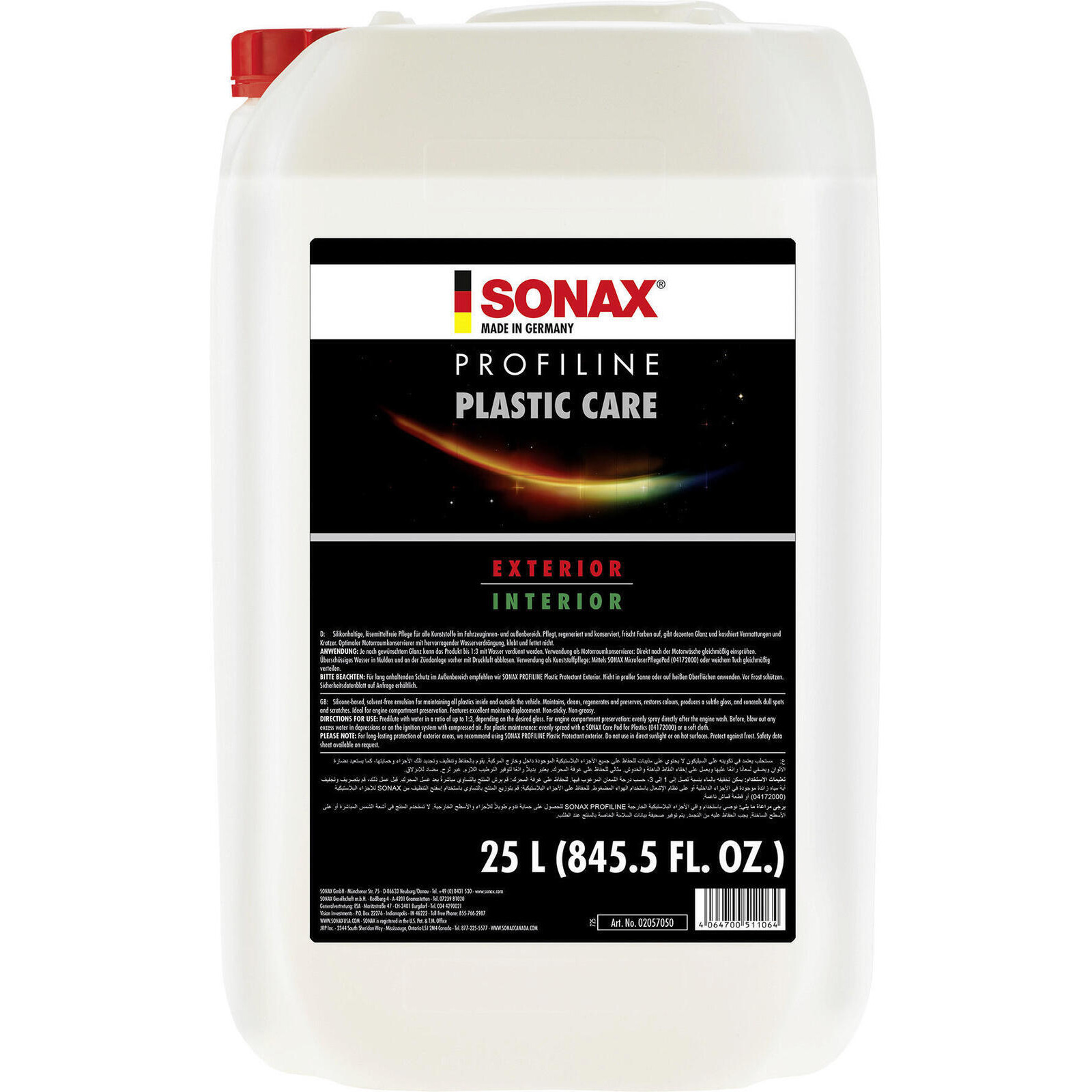 SONAX Synthetic Material Care Products PROFILINE PlasticCare