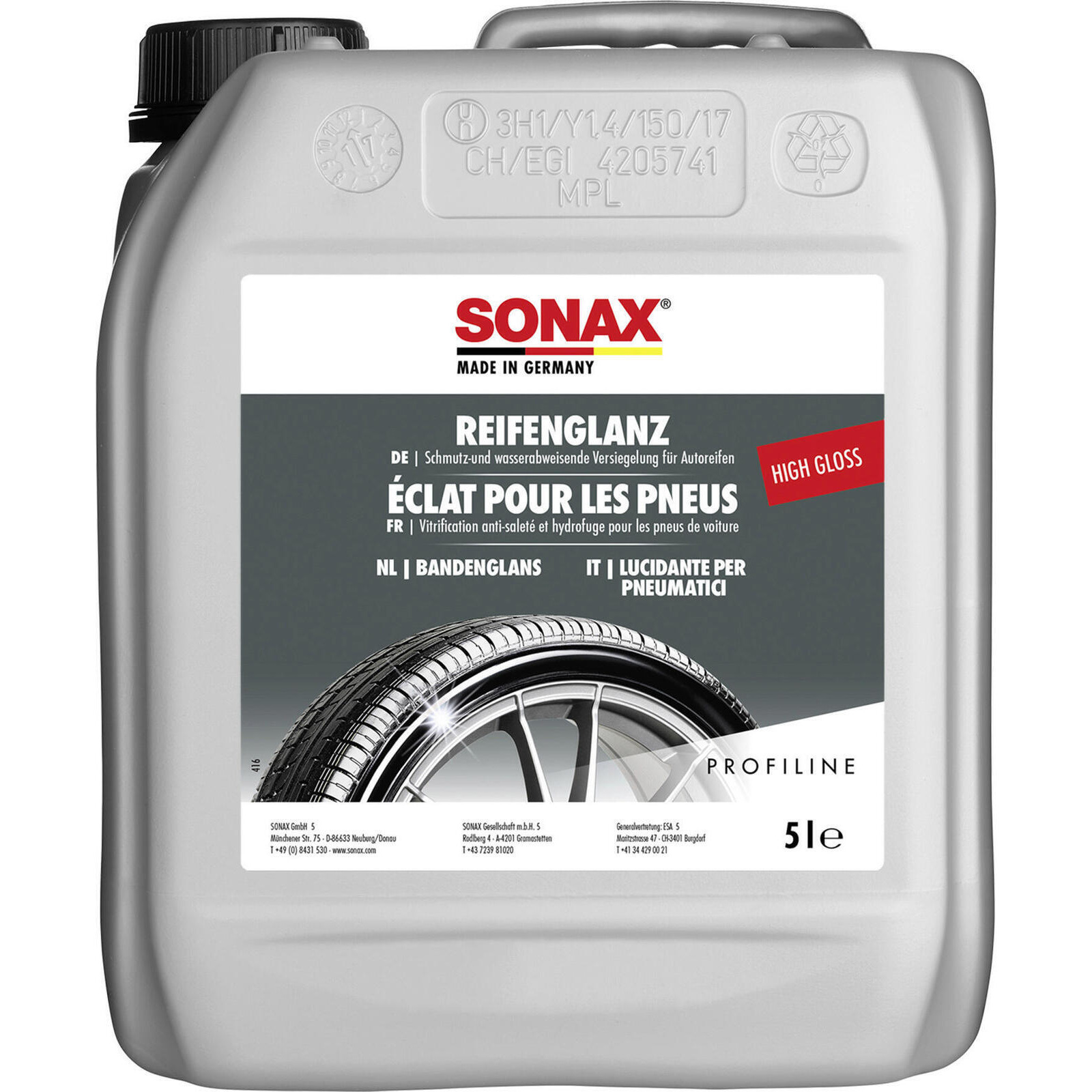 SONAX Tyre Cleaner PROFILINE Tyre Gloss