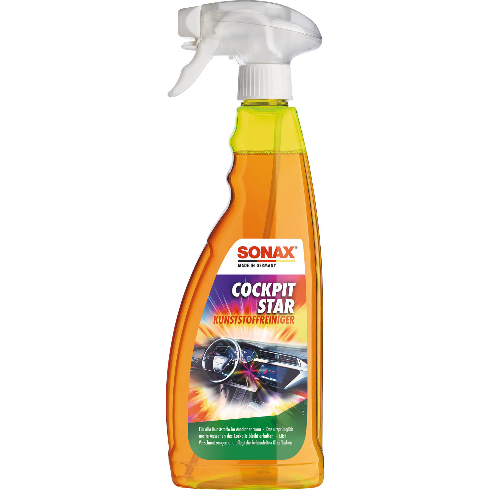 SONAX Synthetic Material Care Products cockpit star