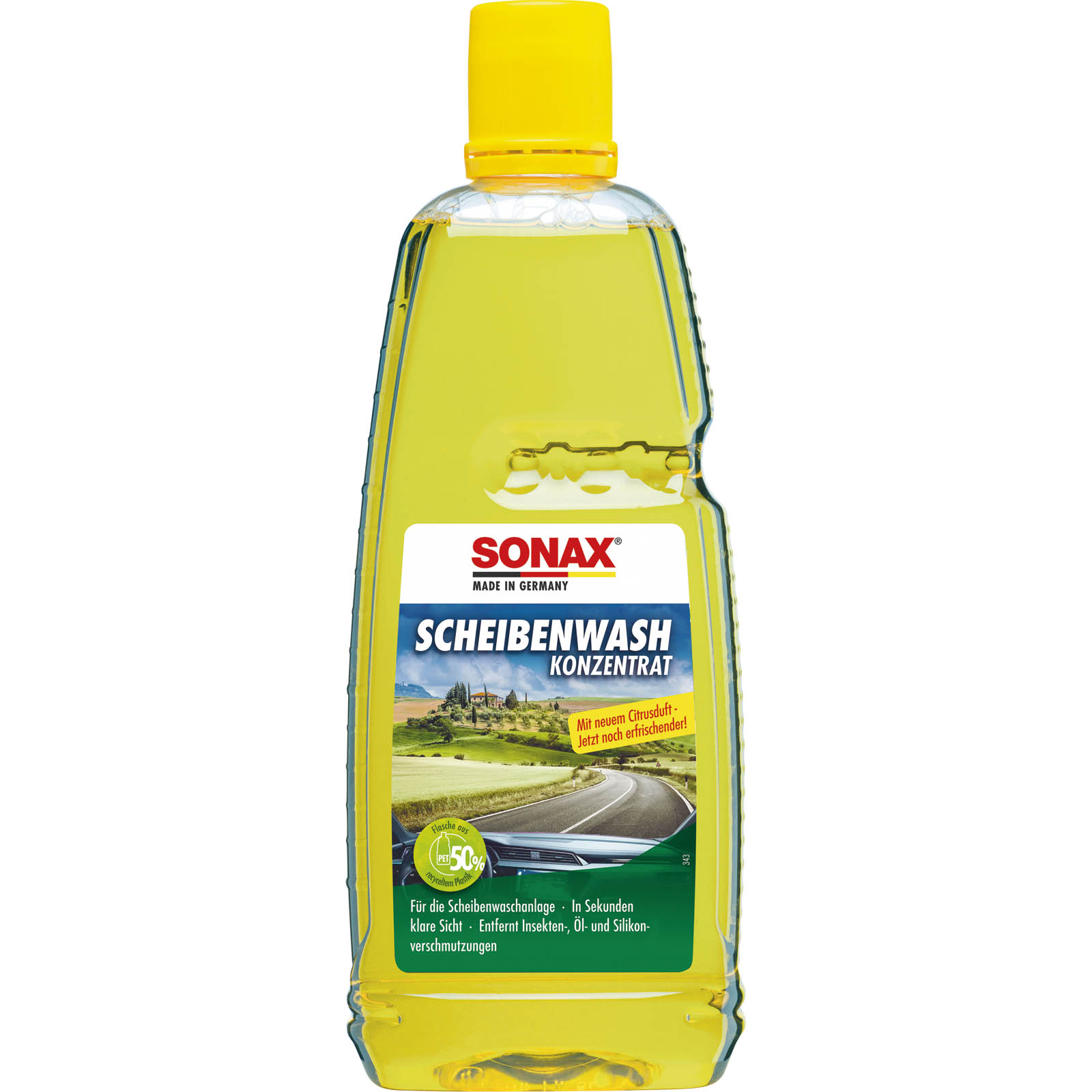 SONAX Reiniger, Scheibenreinigungsanlage ScheibenWash Konzentrat Citrus