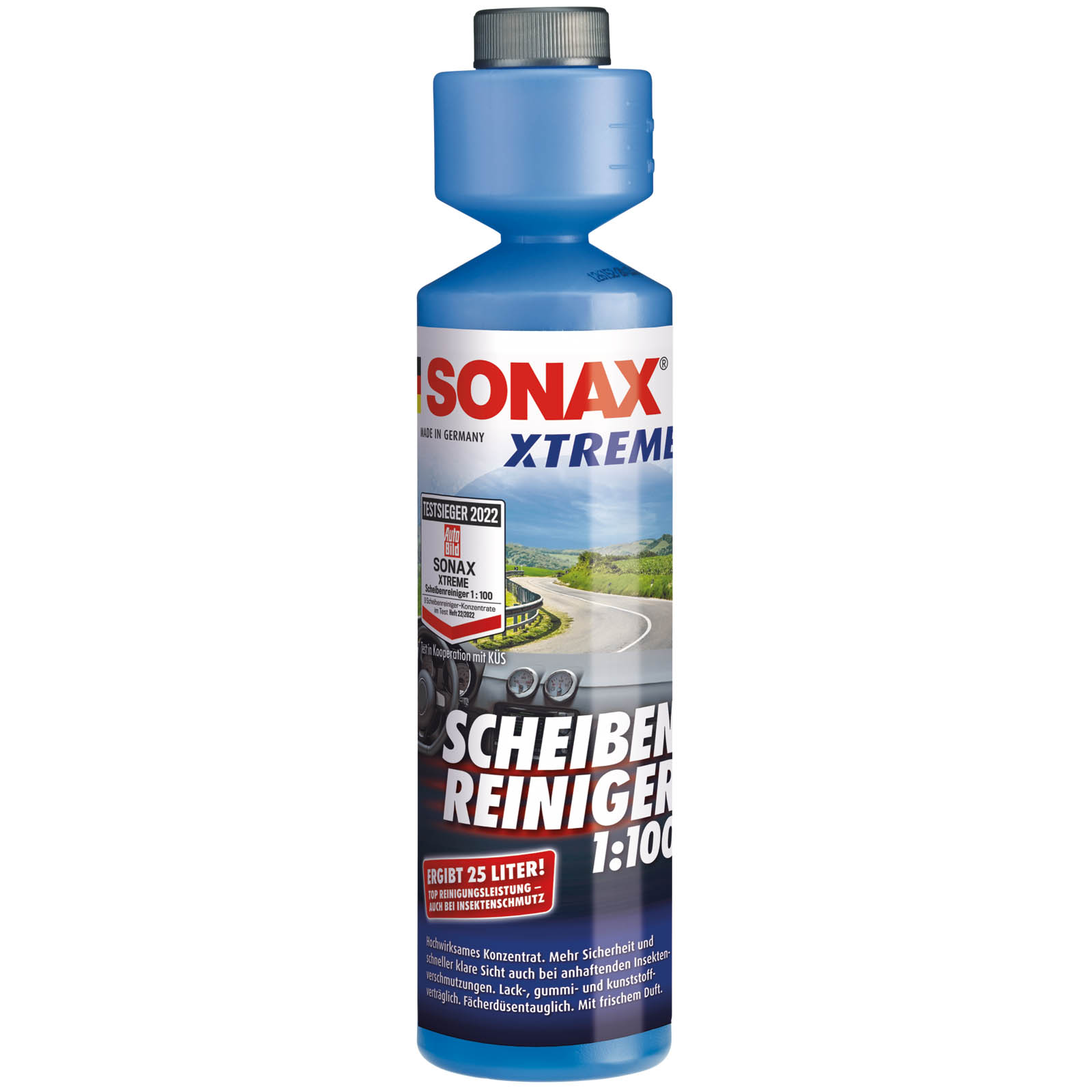 SONAX Cleaner, window cleaning system Xtreme Clear view 1:100 concentrate NanoPro