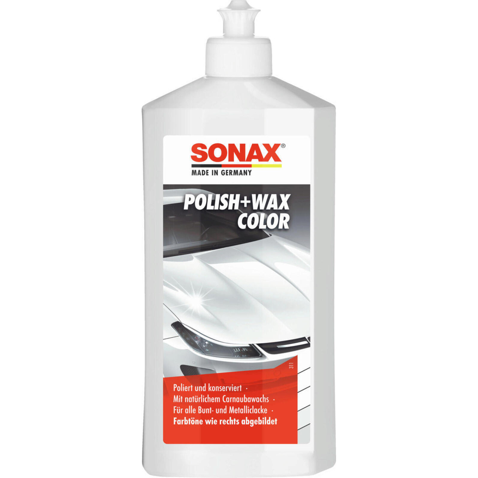 SONAX Polish & Wax Color NanoPro weiß 500ml