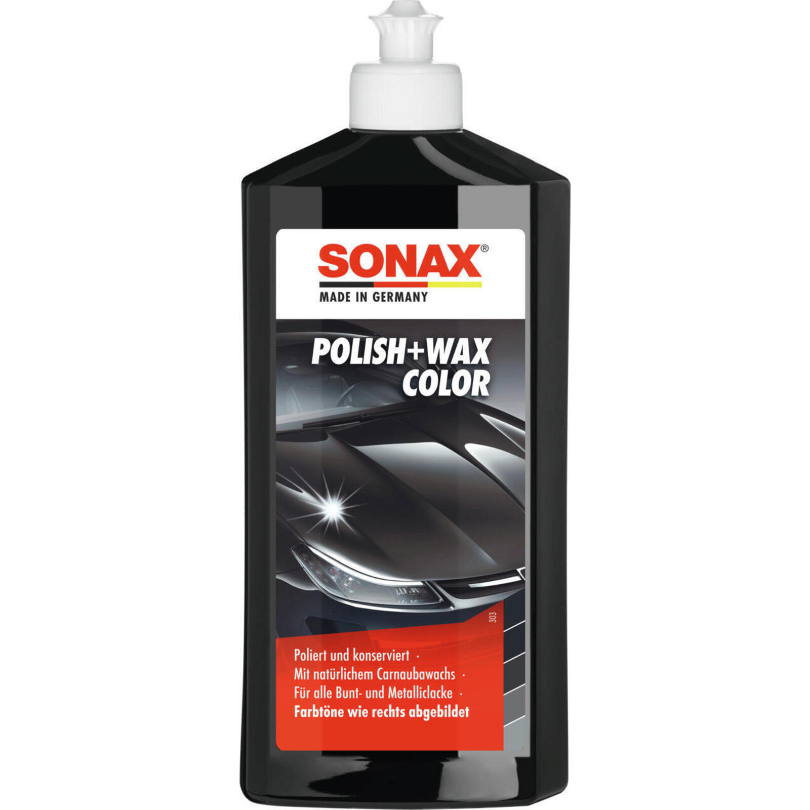 SONAX Polish & Wax Color NanoPro schwarz 500ml