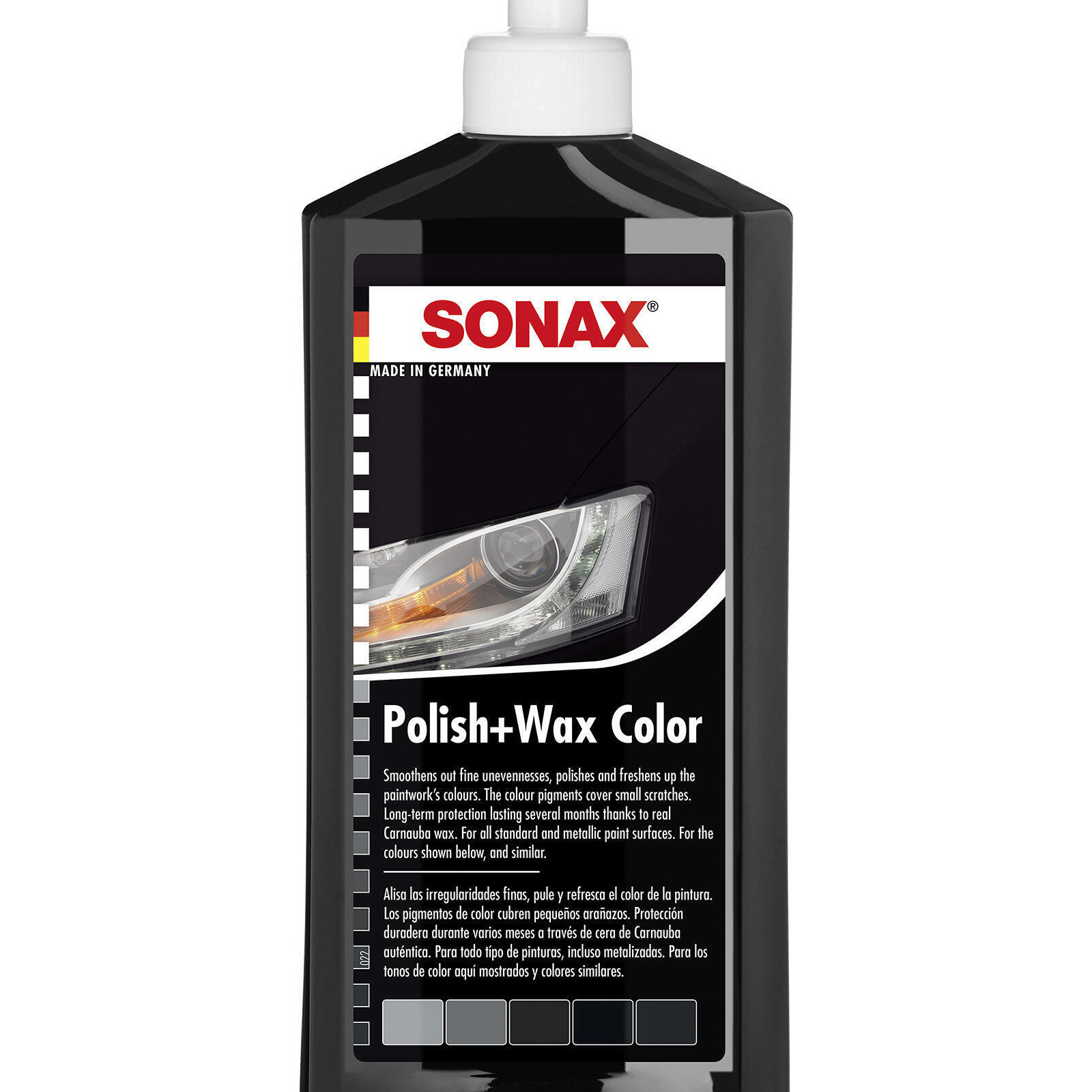 SONAX Lackpolitur Polish+Wax Color schwarz