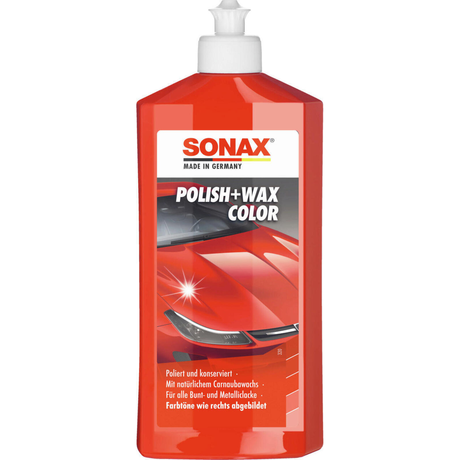 SONAX Polish Polish & wax color (red) NanoPro