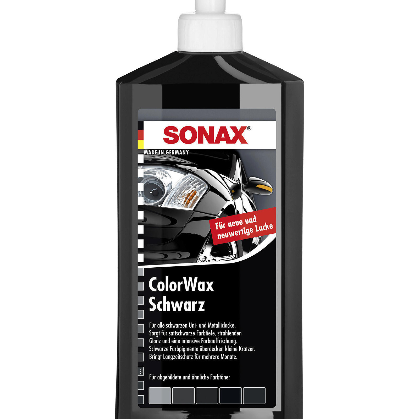 SONAX Konservierungswachs ColorWax schwarz