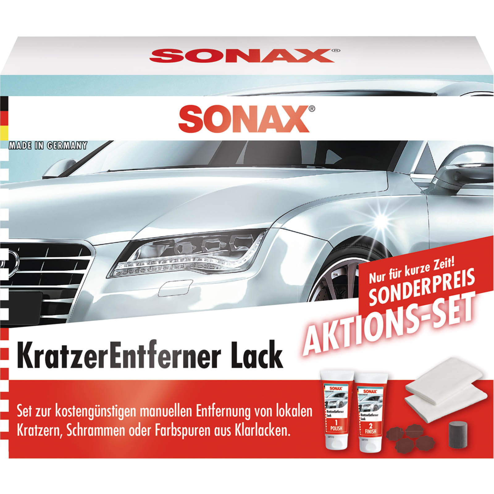 SONAX Polish Paint Scratch remover set