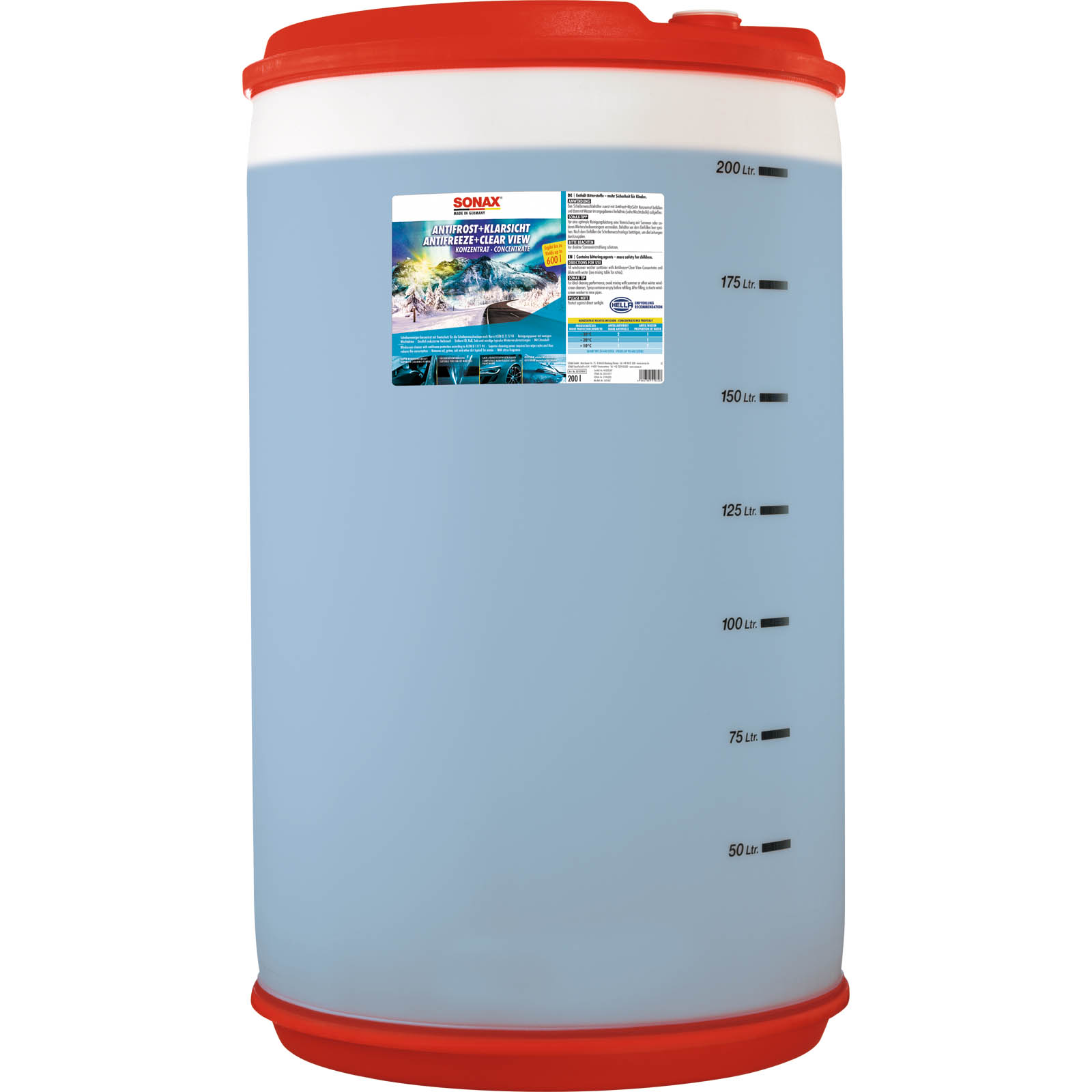 SONAX Frostschutz, Scheibenreinigungsanlage AntiFrost+KlarSicht Konzentrat