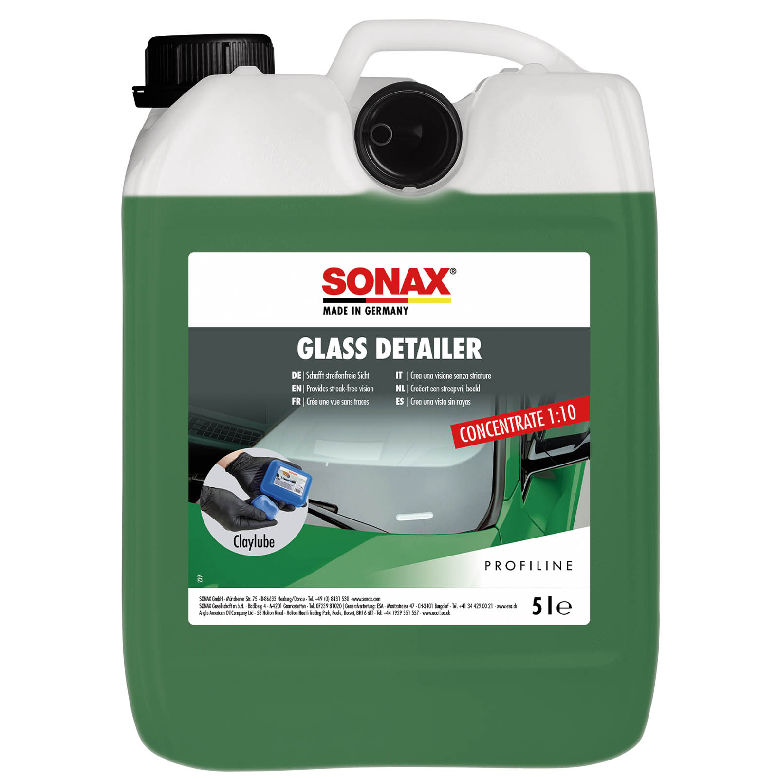 SONAX Window Cleaner Glass Detailer Concentrate