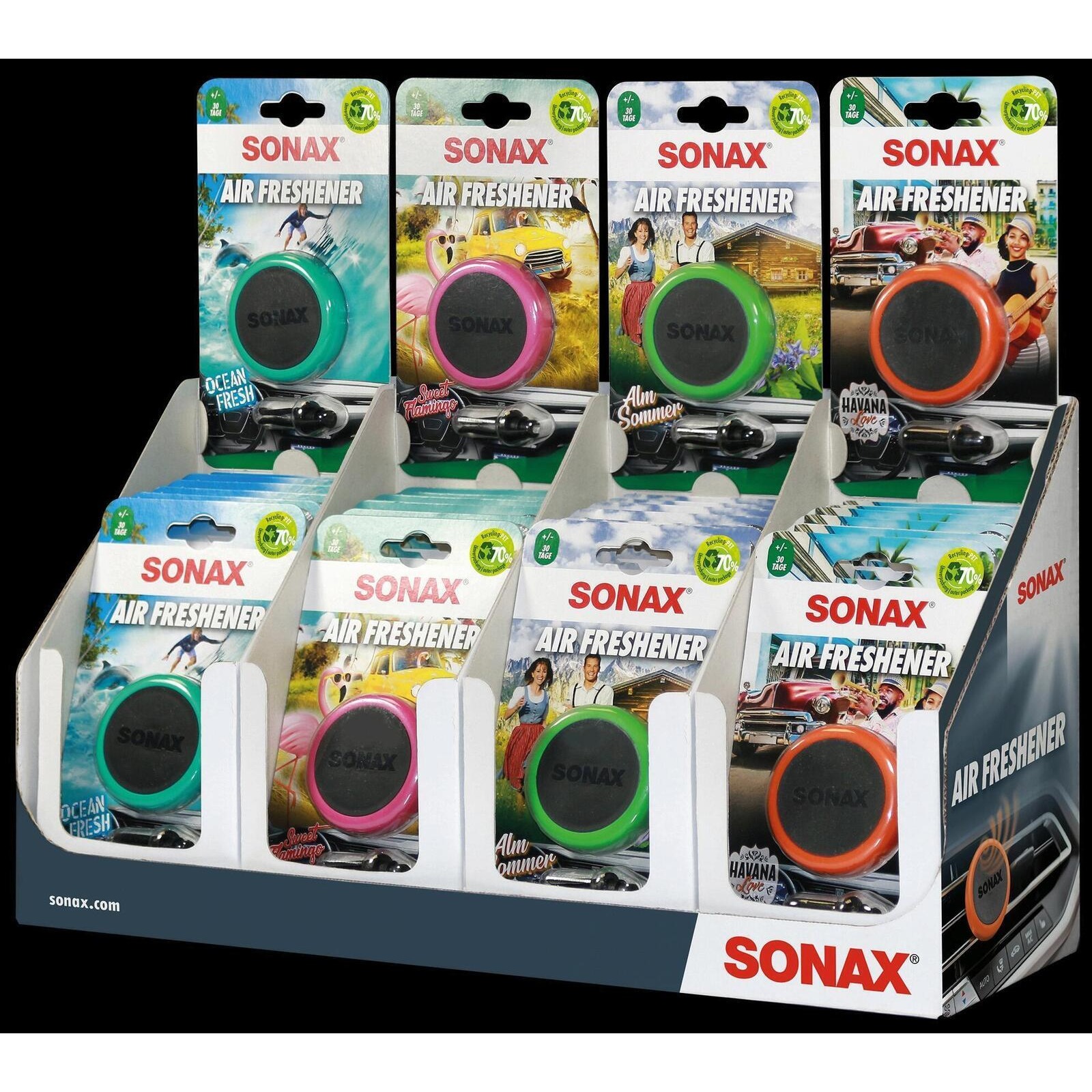 SONAX Lufterfrischer Air Freshener Thekendisplay gemischt