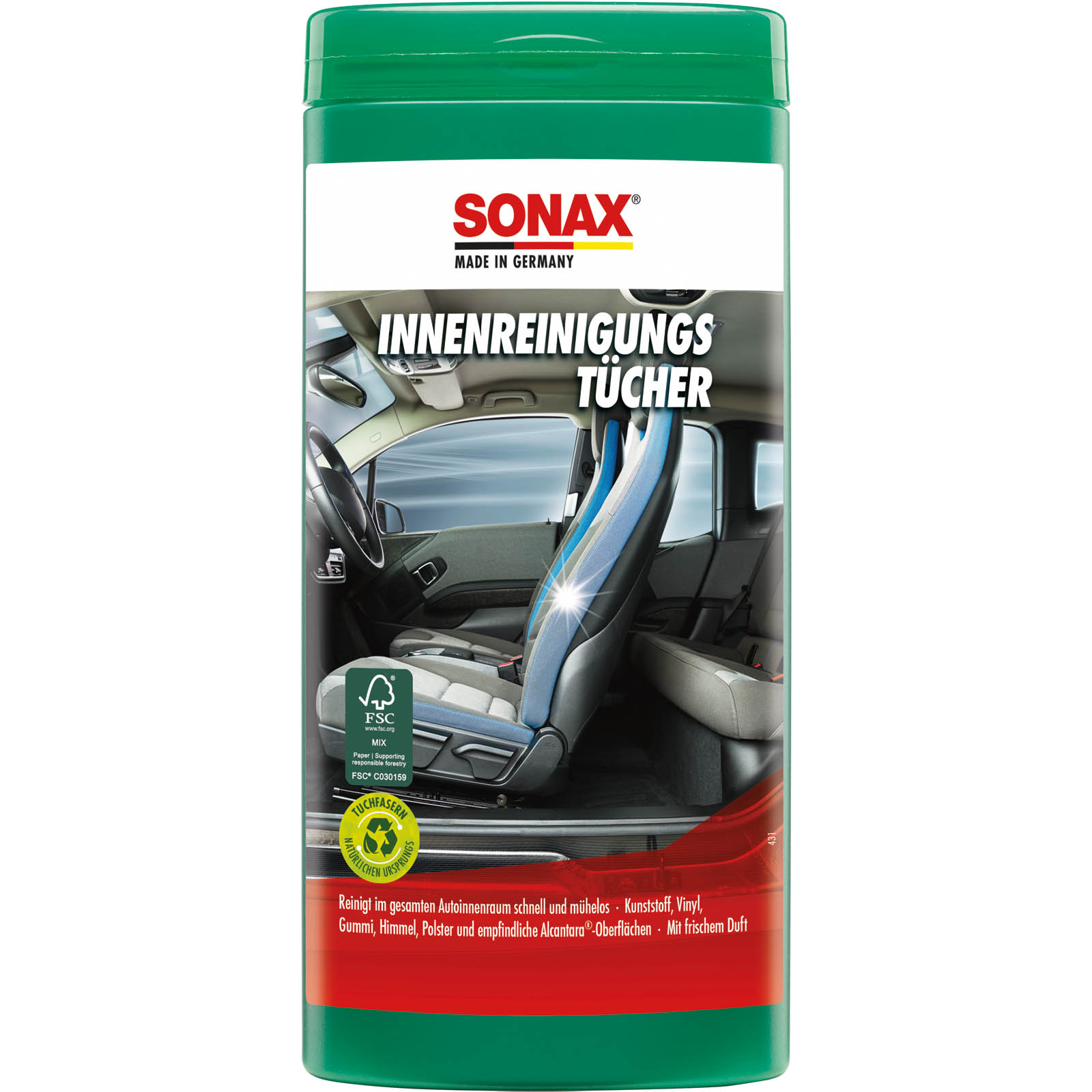 SONAX Reinigungstücher InnenReinigungsTücher Box