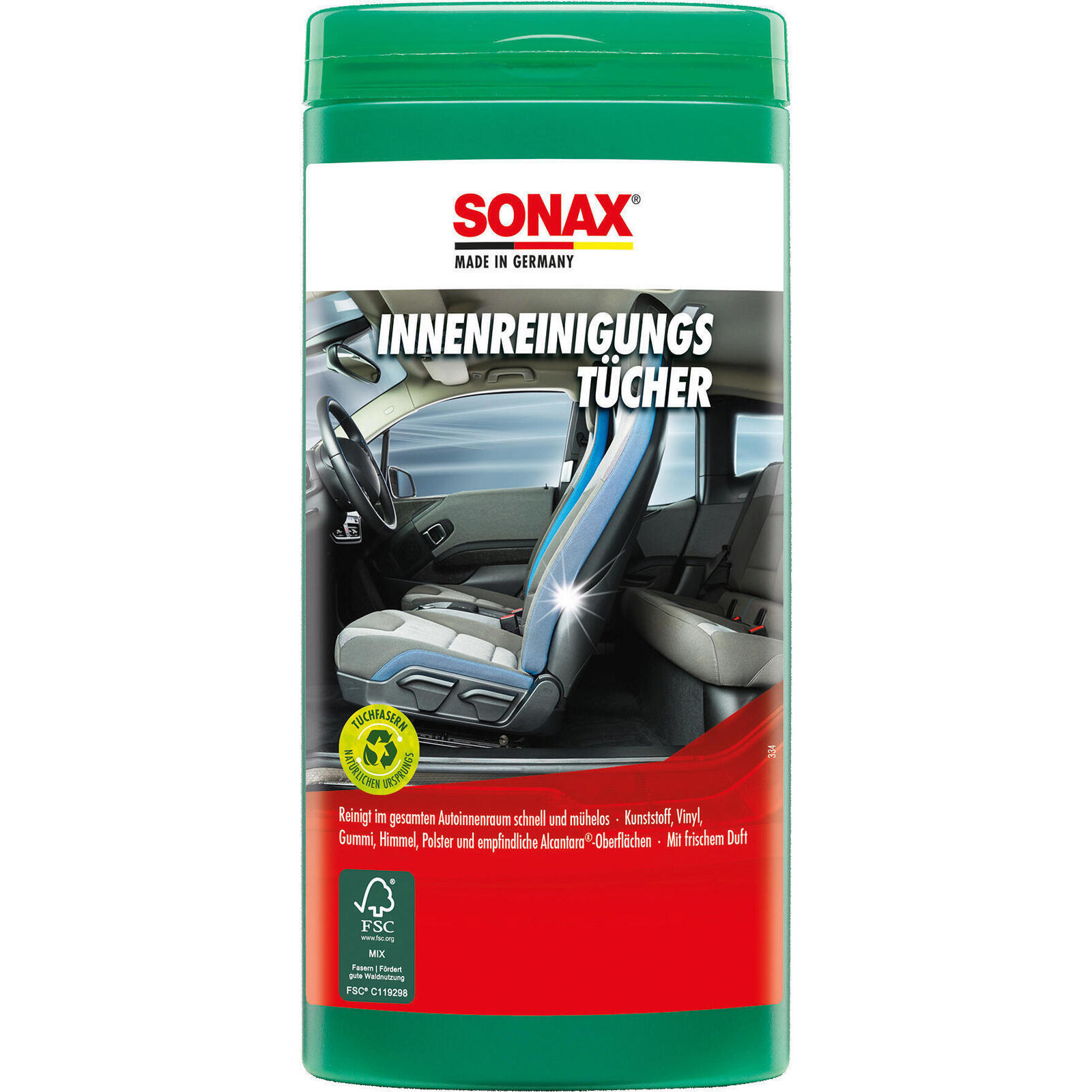 SONAX Reinigungstücher InnenReinigungsTücher Box