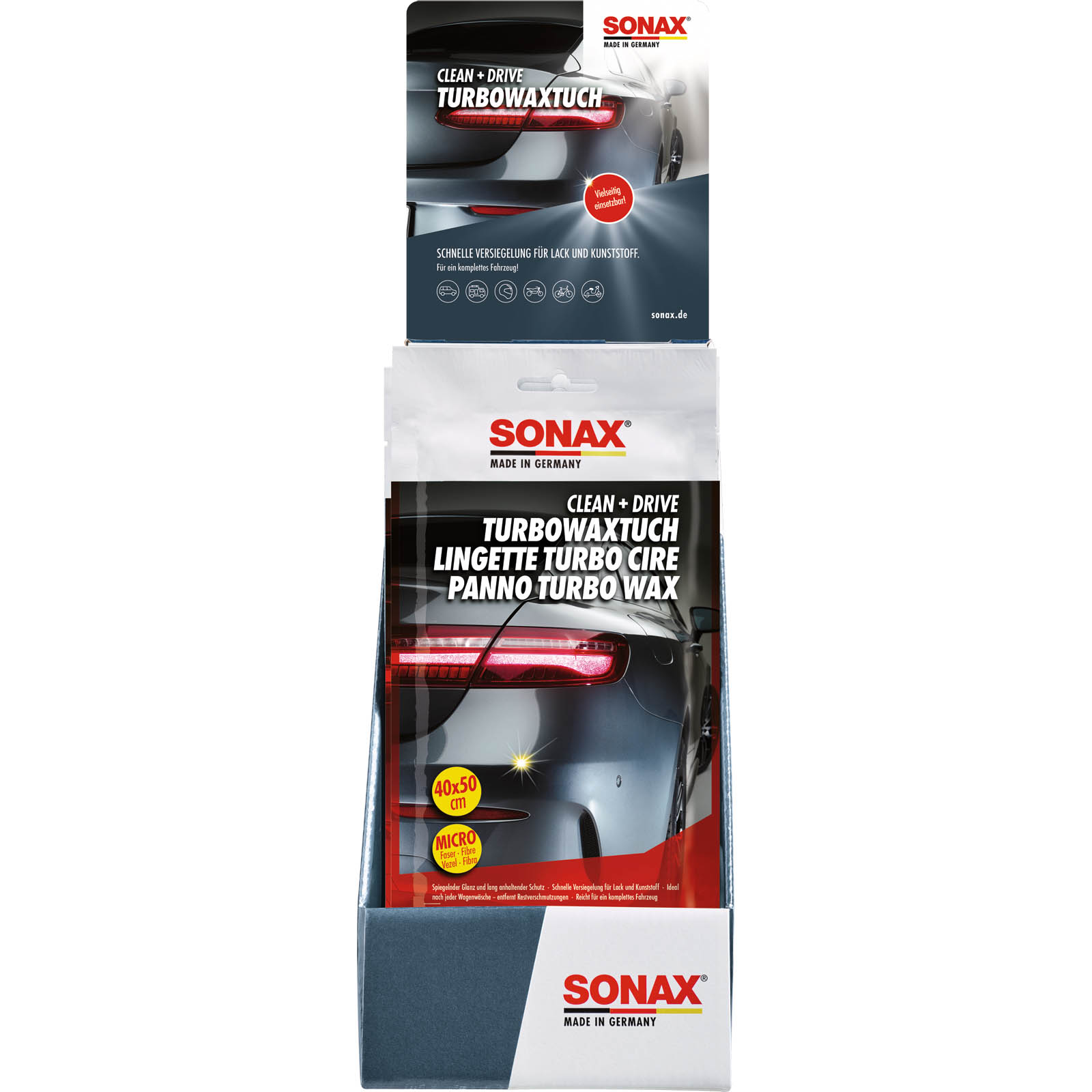 SONAX Cleaning Cloth Turbo wax cloth
