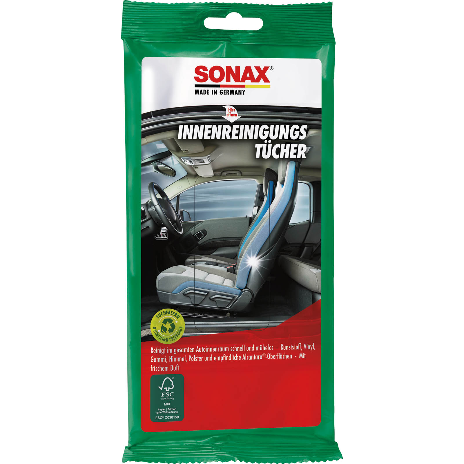 SONAX Cleaning Cloth Interior care wipes