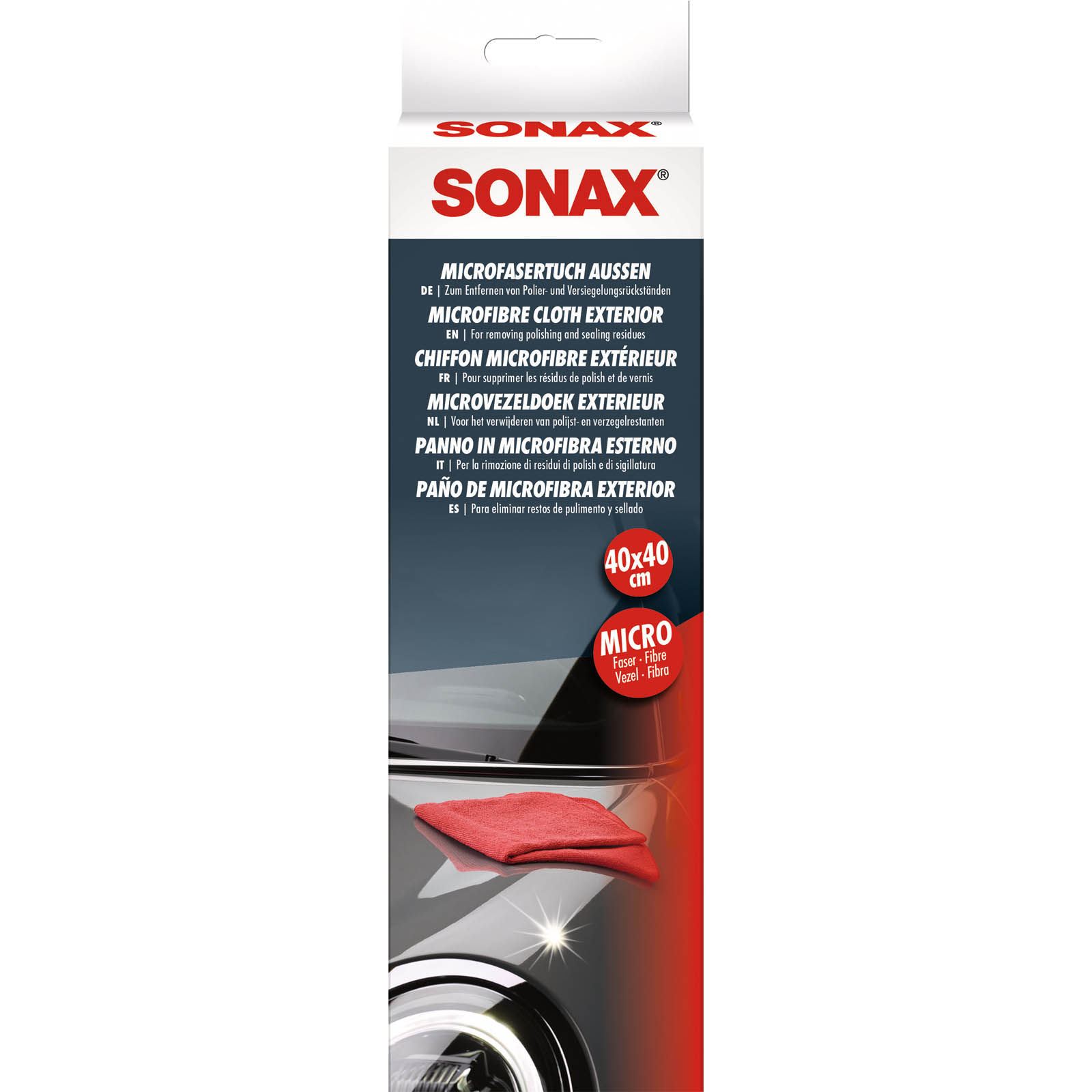 SONAX Reinigungstücher MicrofaserTuch Außen