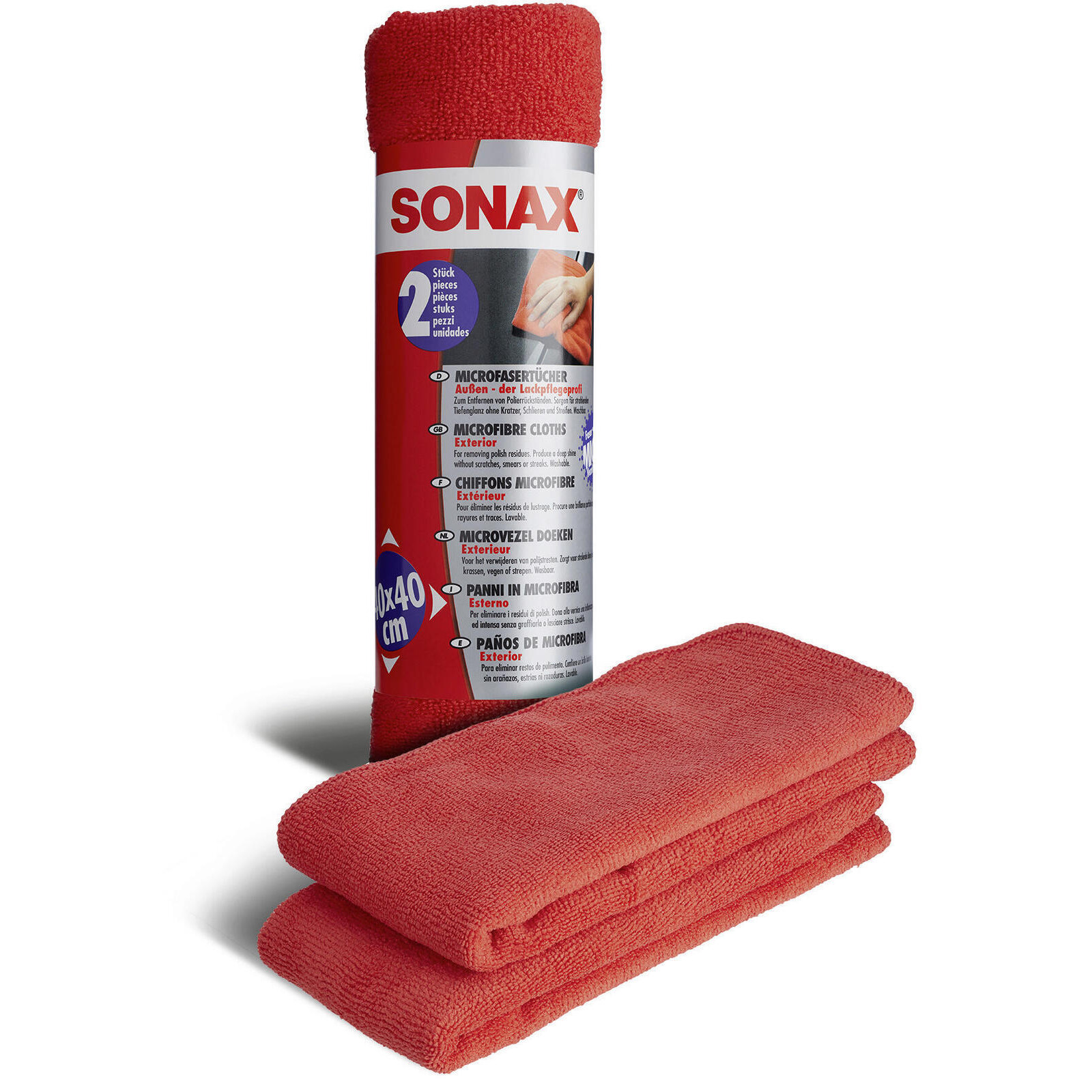 SONAX MicrofaserTücher Außen (2 St.)