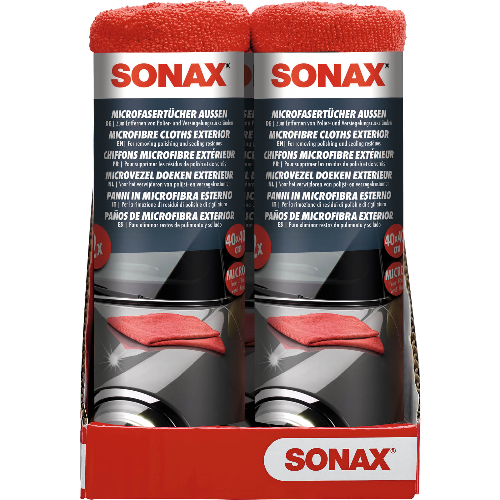 SONAX MicrofaserTücher Außen (2 St.)