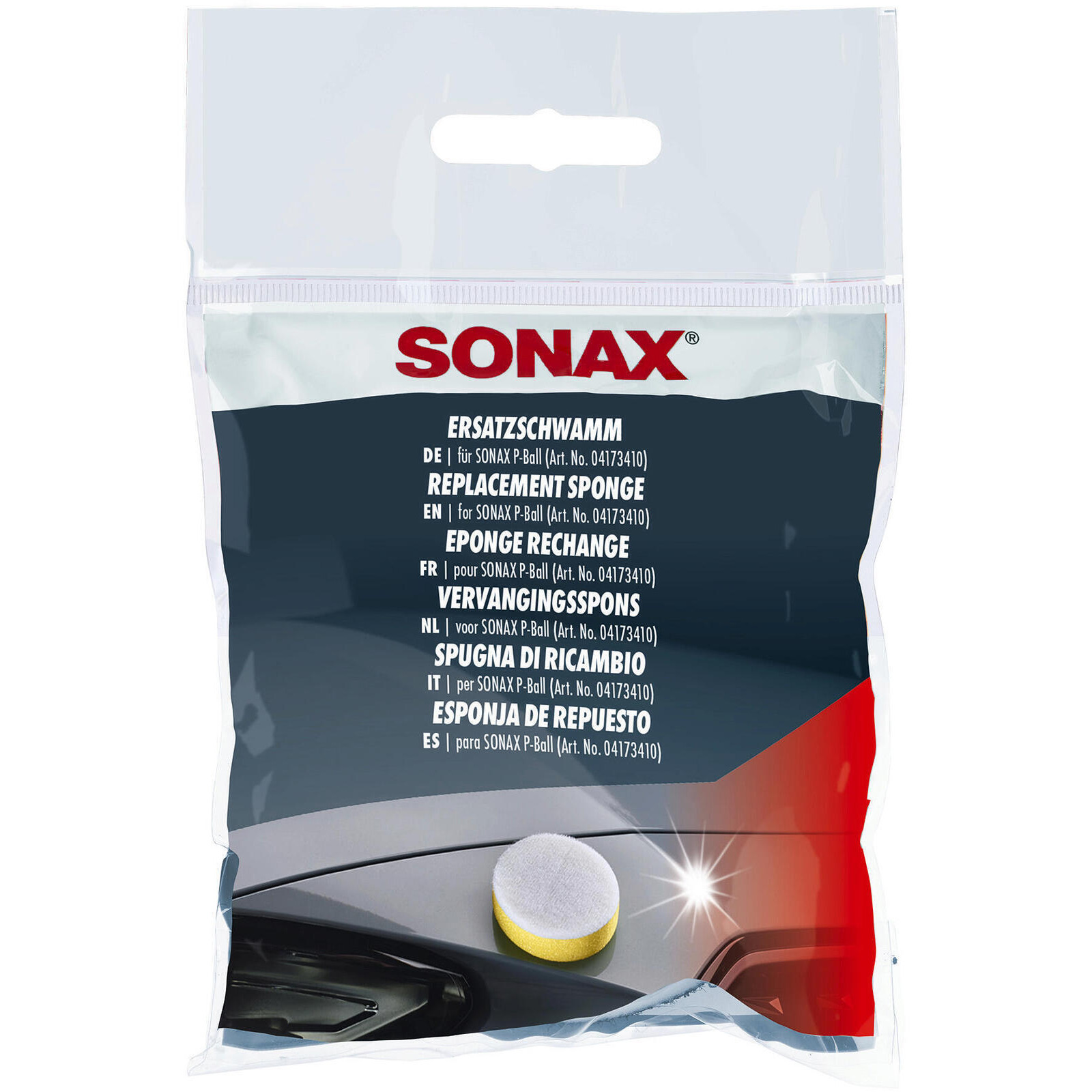 SONAX Schwamm Ersatzschwamm für P-Ball