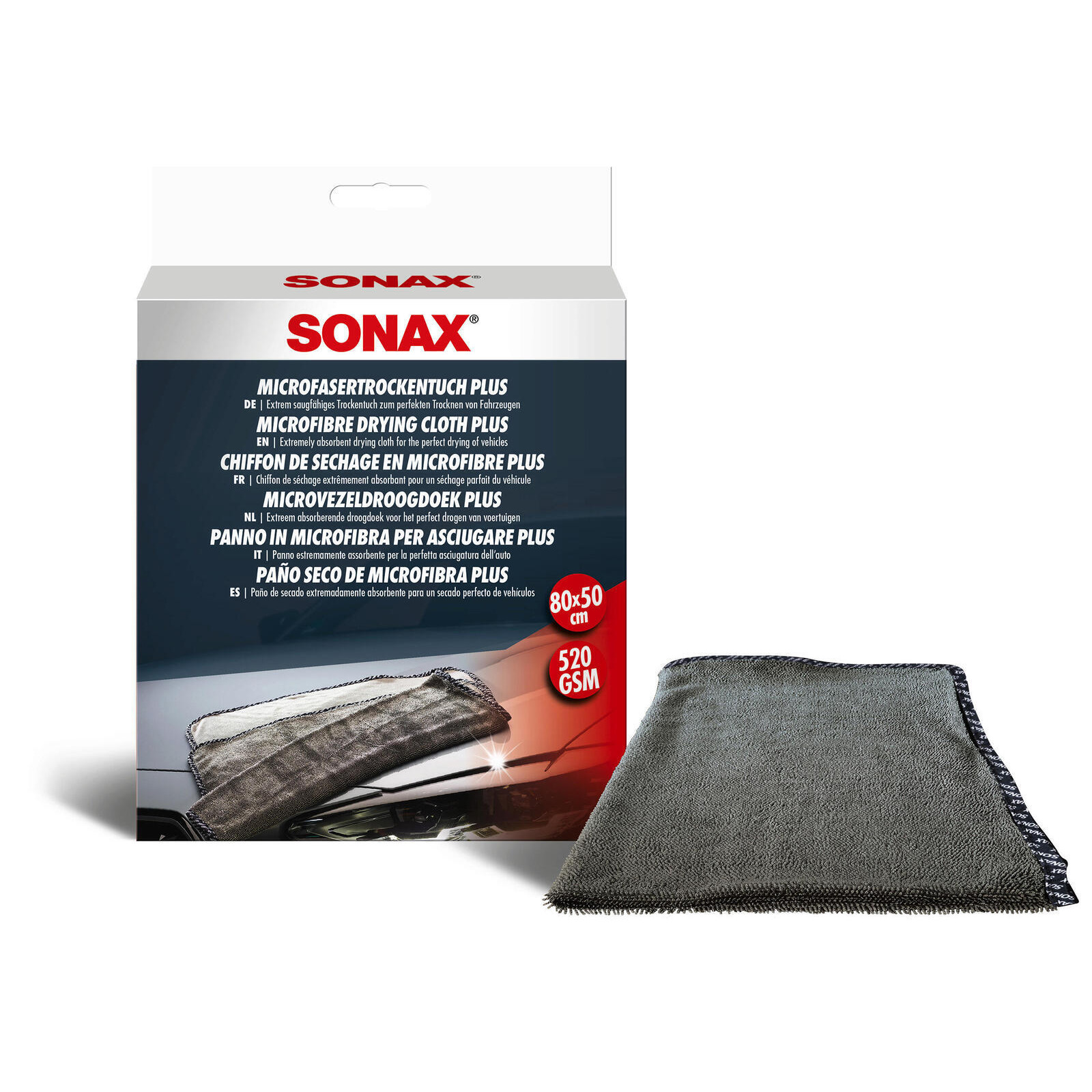 SONAX Reinigungstücher MicrofaserTrockenTuch Plus