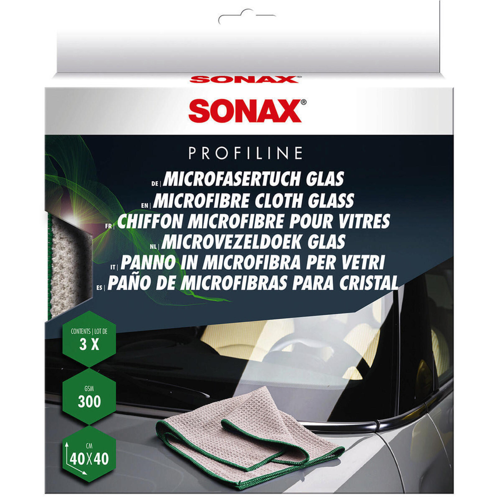 SONAX Reinigungstücher MicrofaserTuch Glas