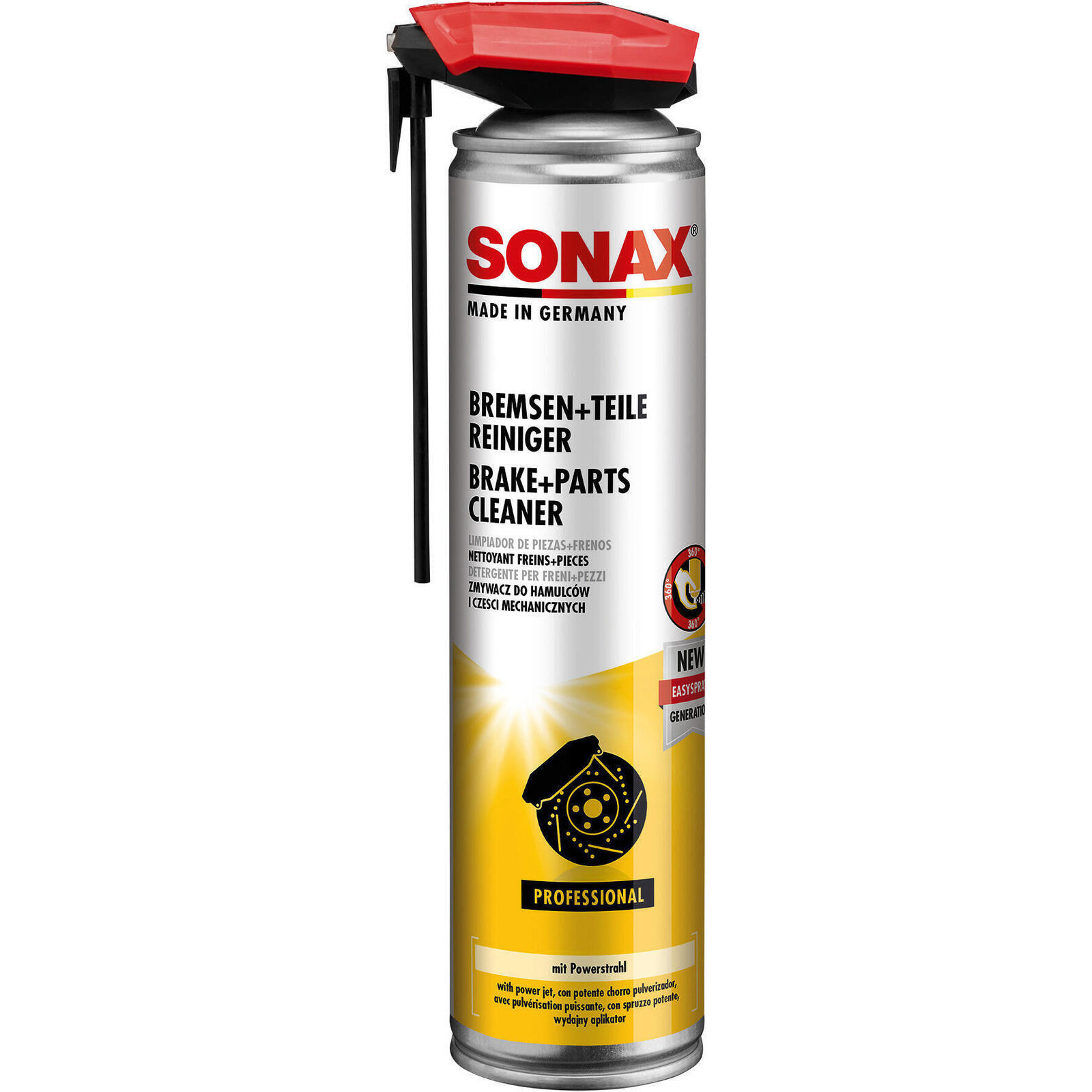 SONAX Bremsen/Kupplungs-Reiniger Bremsen + TeileReiniger m. EasySpray