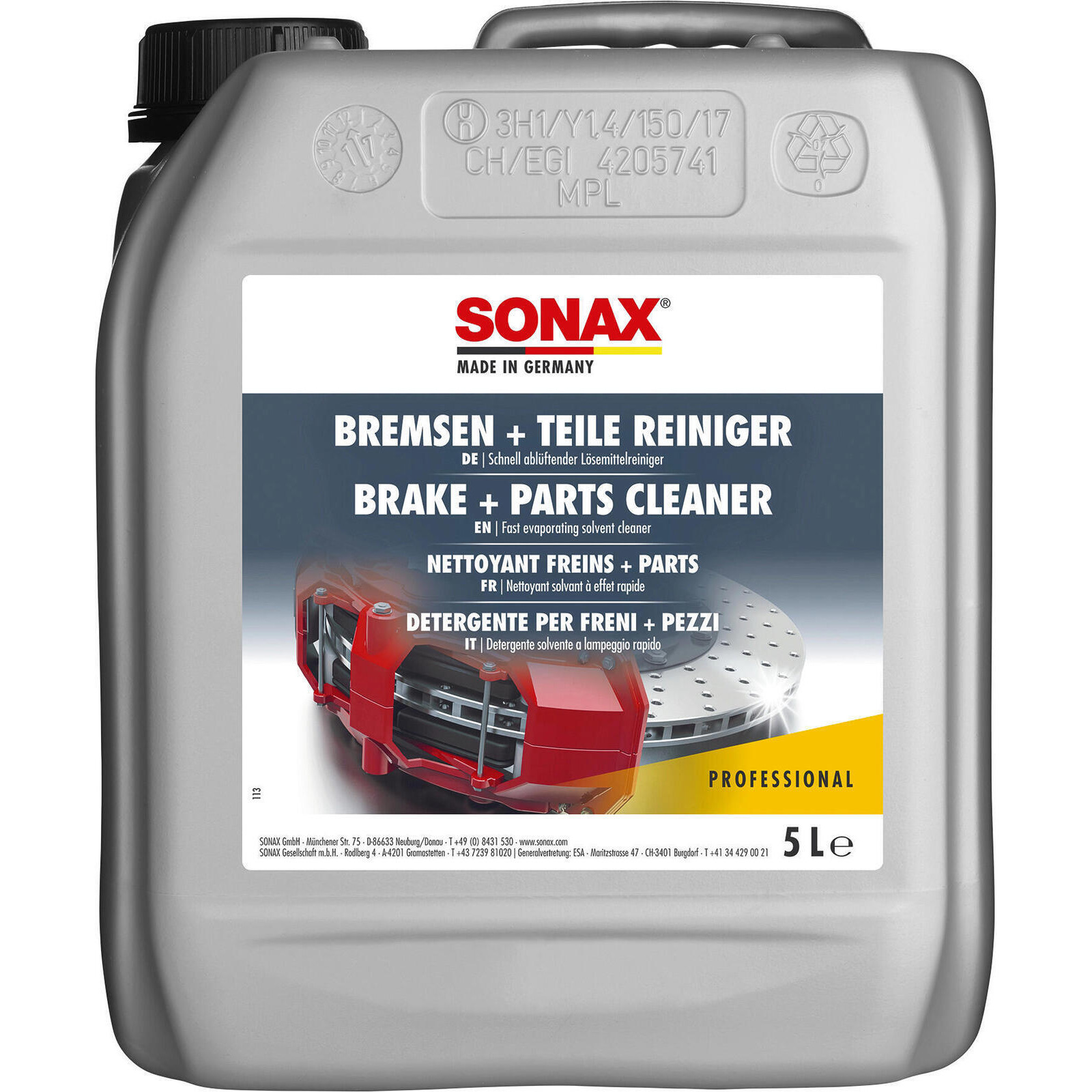 SONAX Bremsen/Kupplungs-Reiniger Bremsen+TeileReiniger
