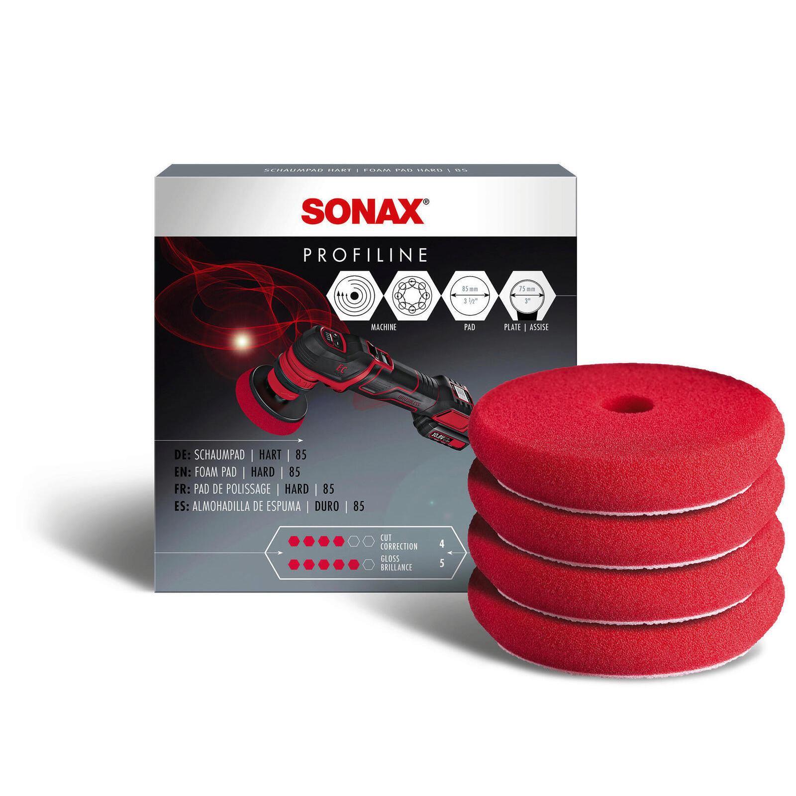 SONAX Aufsatz, Poliermaschine SchaumPad hart 85