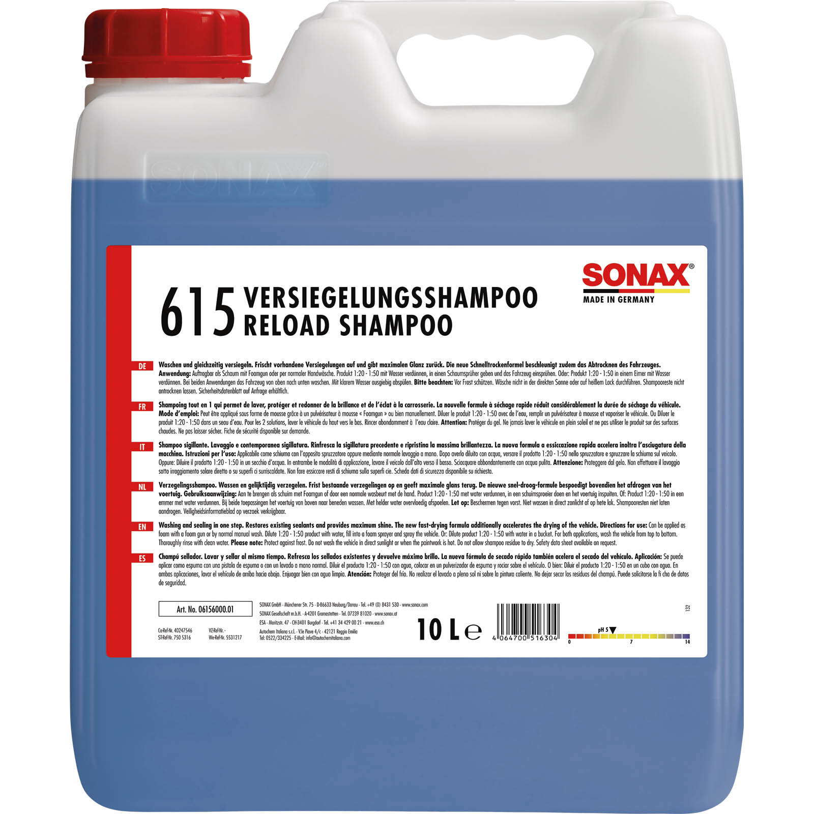 SONAX Auto Shampoo Reload Shampoo