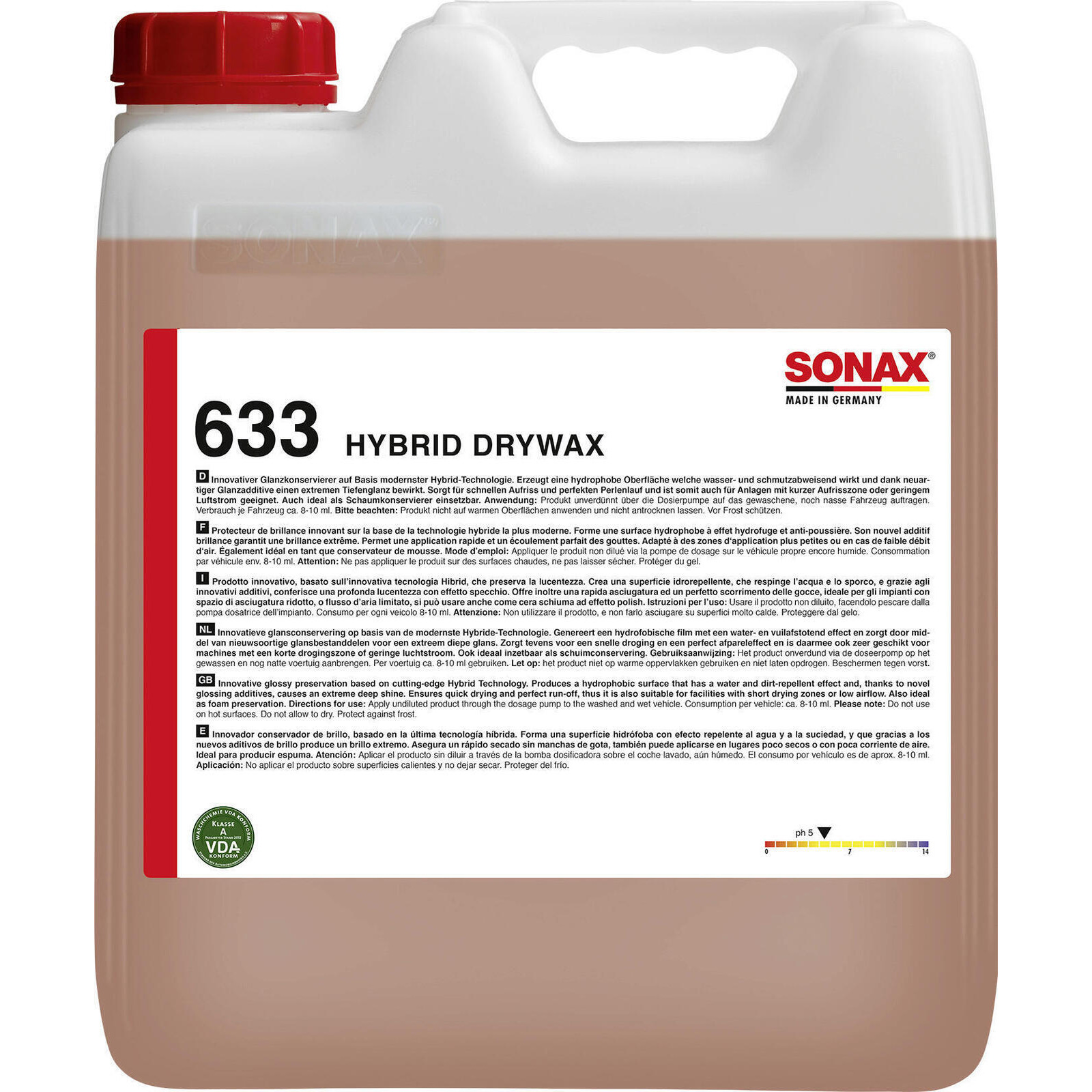 SONAX Conservation Wax Hybrid DryWax