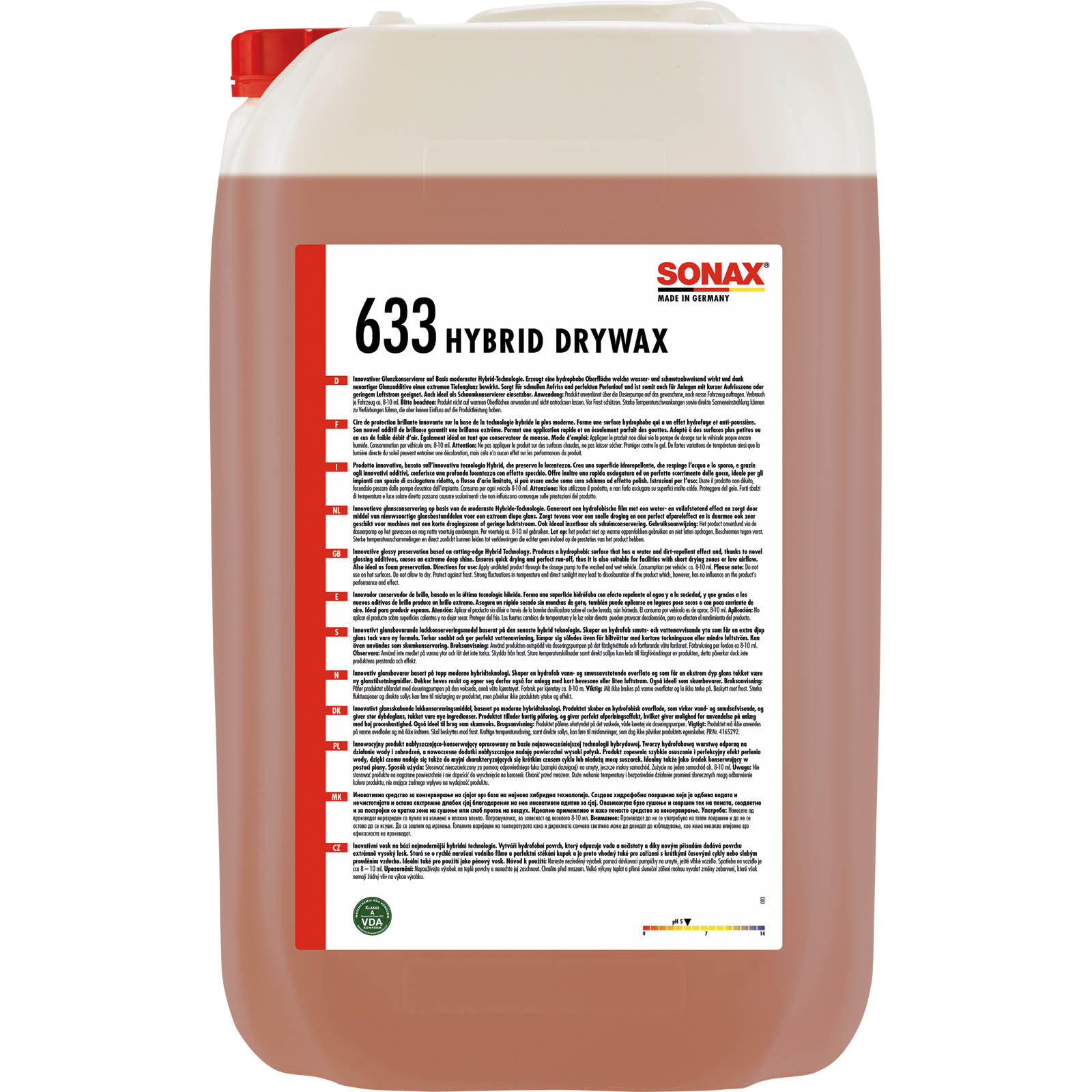 SONAX Conservation Wax Hybrid DryWax