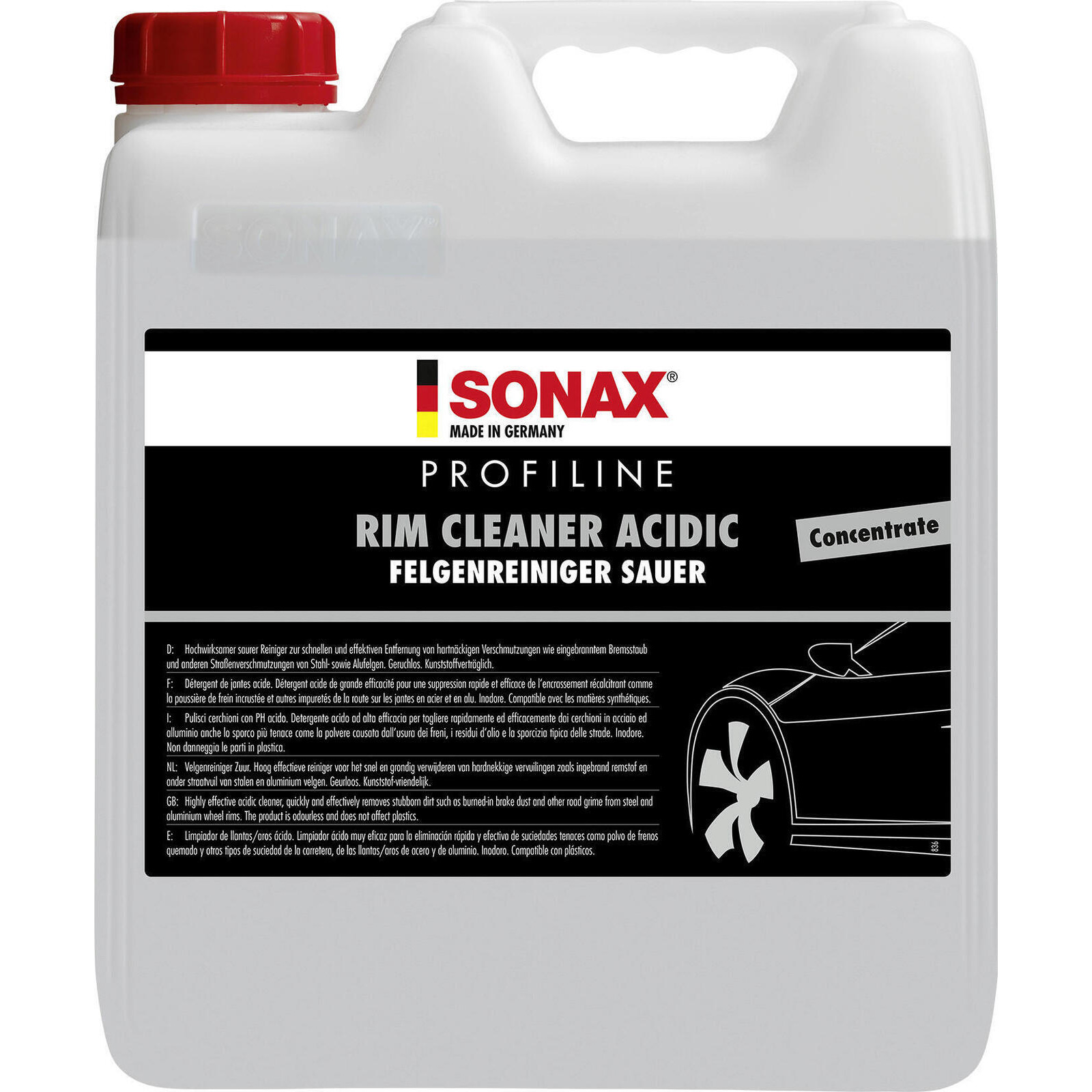 SONAX Rim Cleaner PROFILINE Rim Cleaner acidic Conentrate