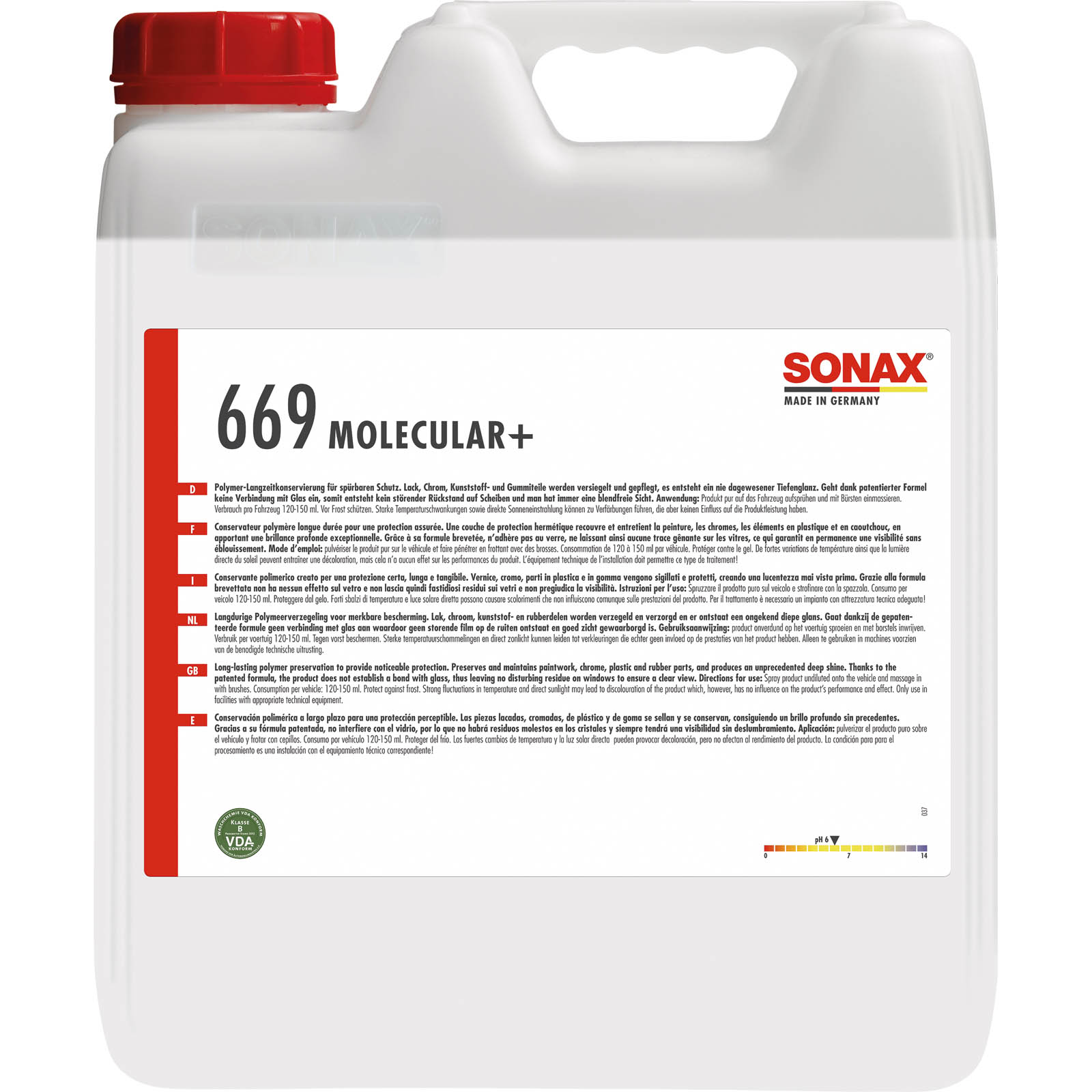 SONAX Lacquer Sealing Molecular+ with IntelliWash