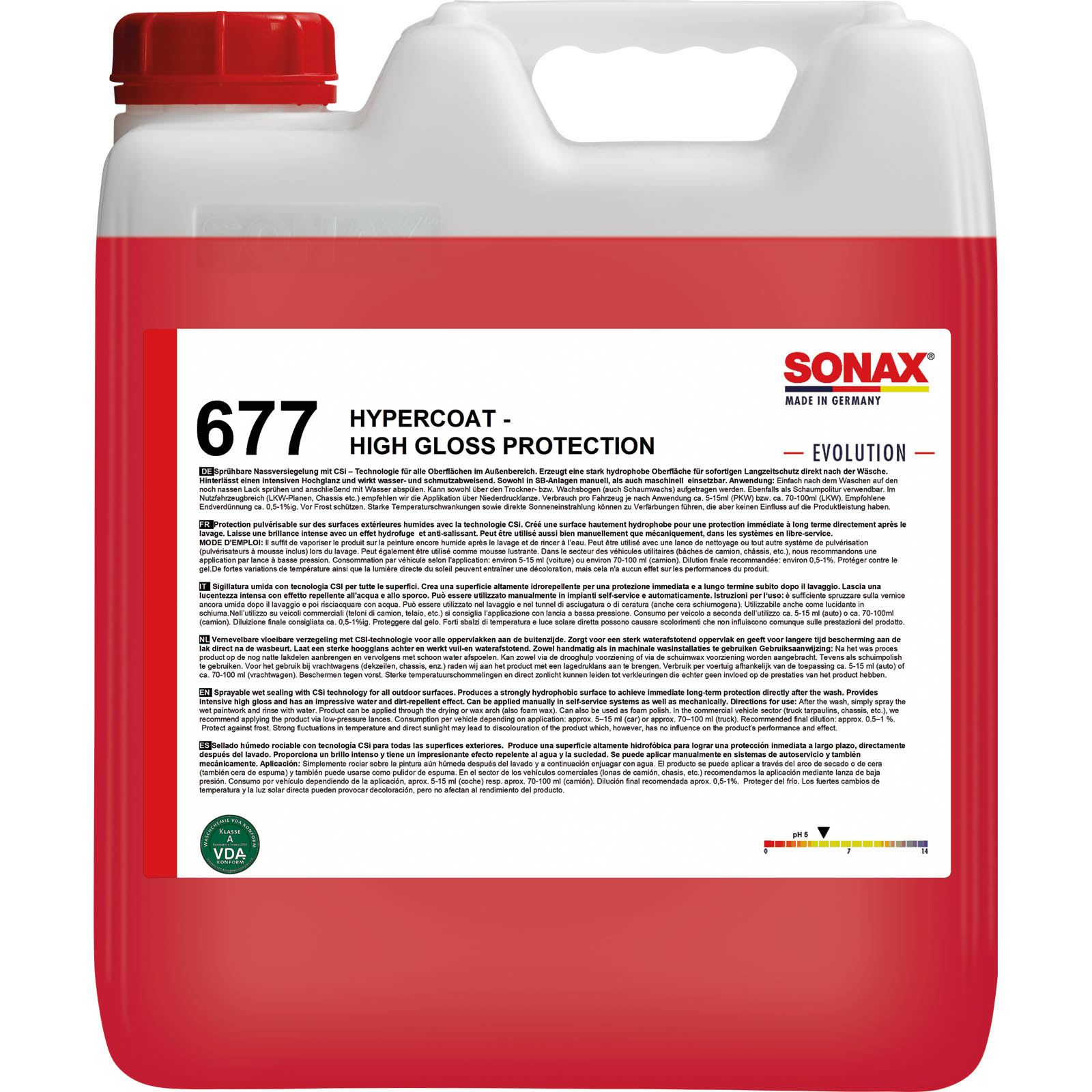 SONAX Lacquer Sealing HYPERCOAT -HIGH GLOSS PROTECTION- EVOLUTION