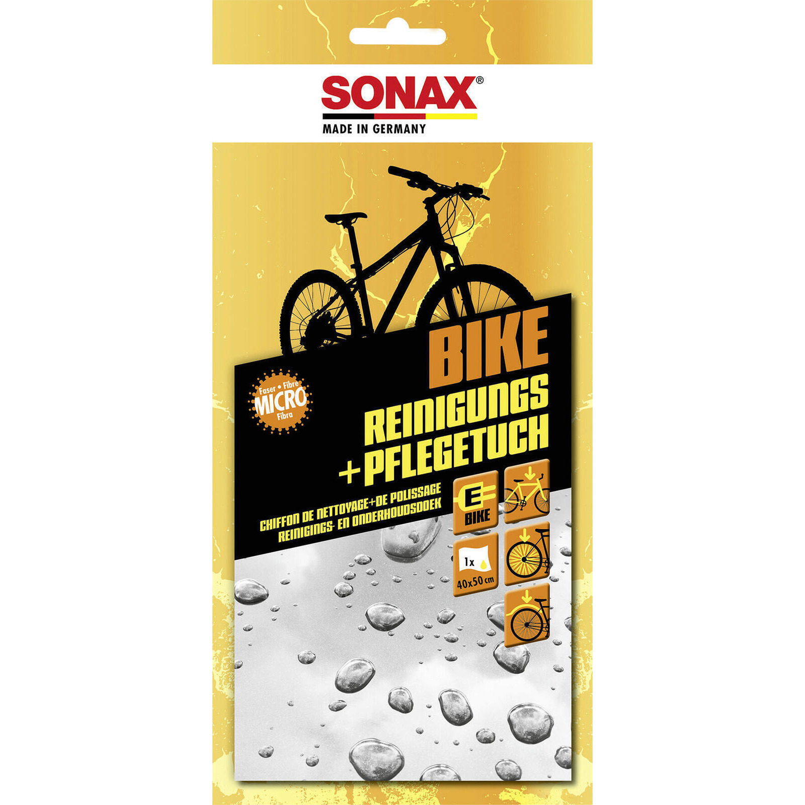 SONAX Reinigungstücher BIKE Reinigungs- & PflegeTuch 40x50 Thekendisplay